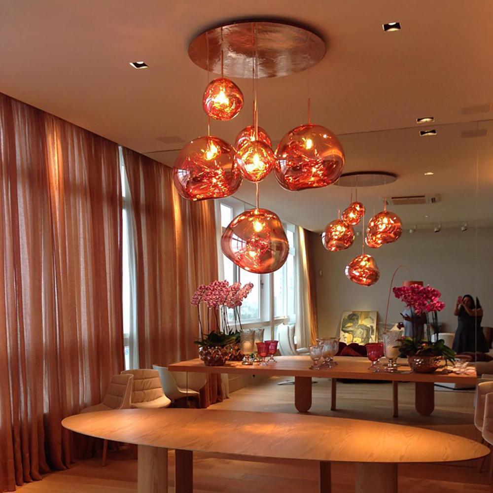 Kryntoch | Sculptural Fluidic Wave Ambient Drop Pendant Light
