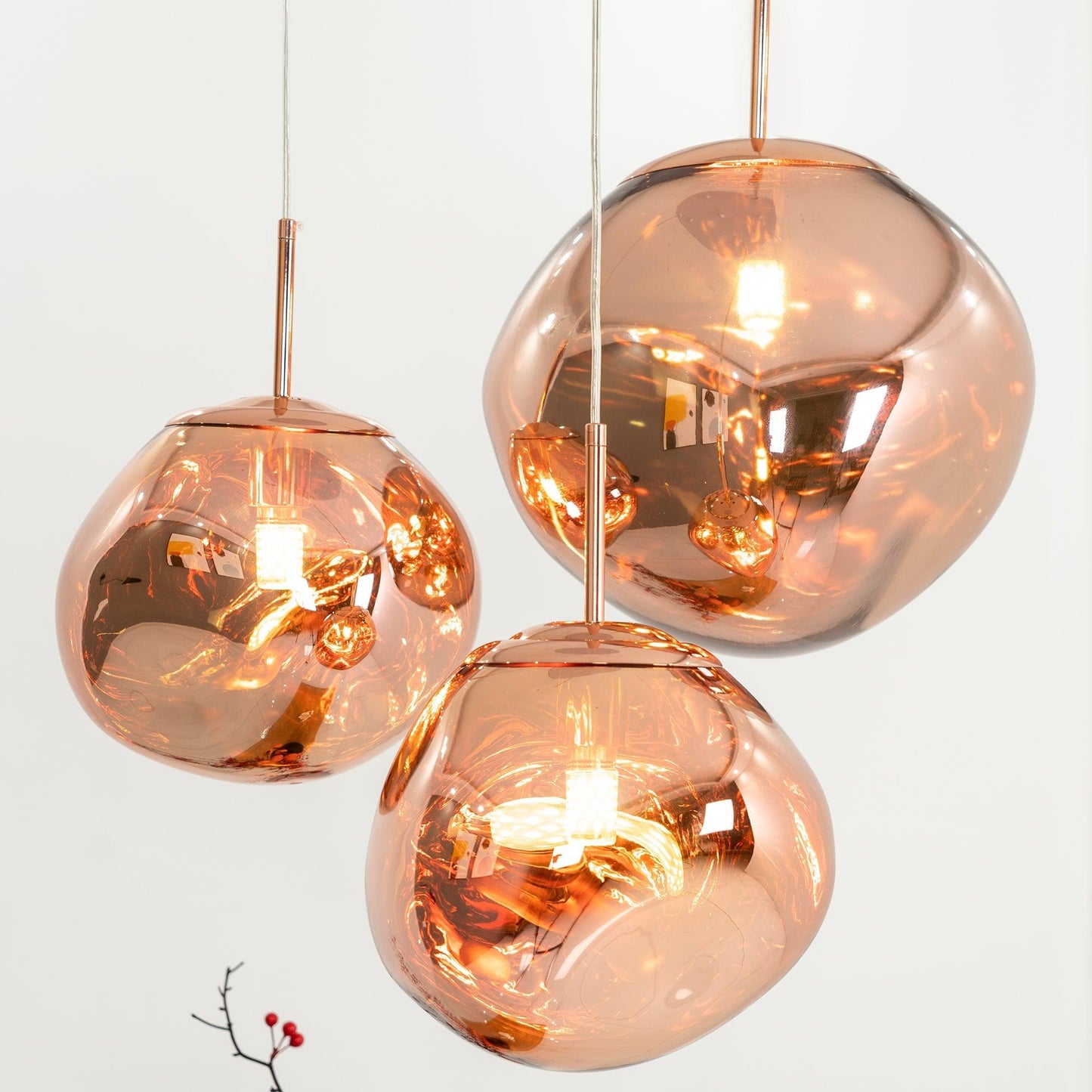 Kryntoch | Sculptural Fluidic Wave Ambient Drop Pendant Light