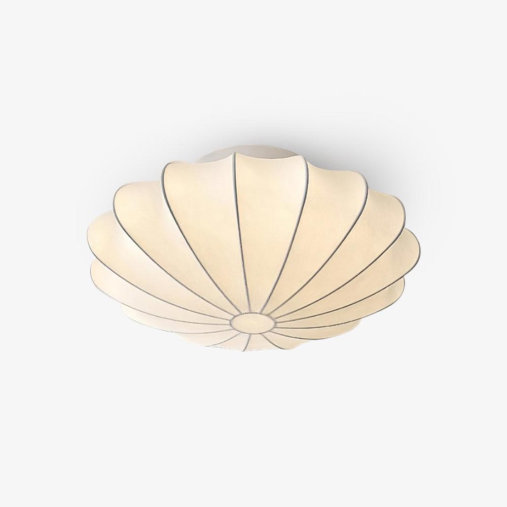 Korisand | Mid-Century Geometric Sculptural Silk Mesh Ceiling Light
