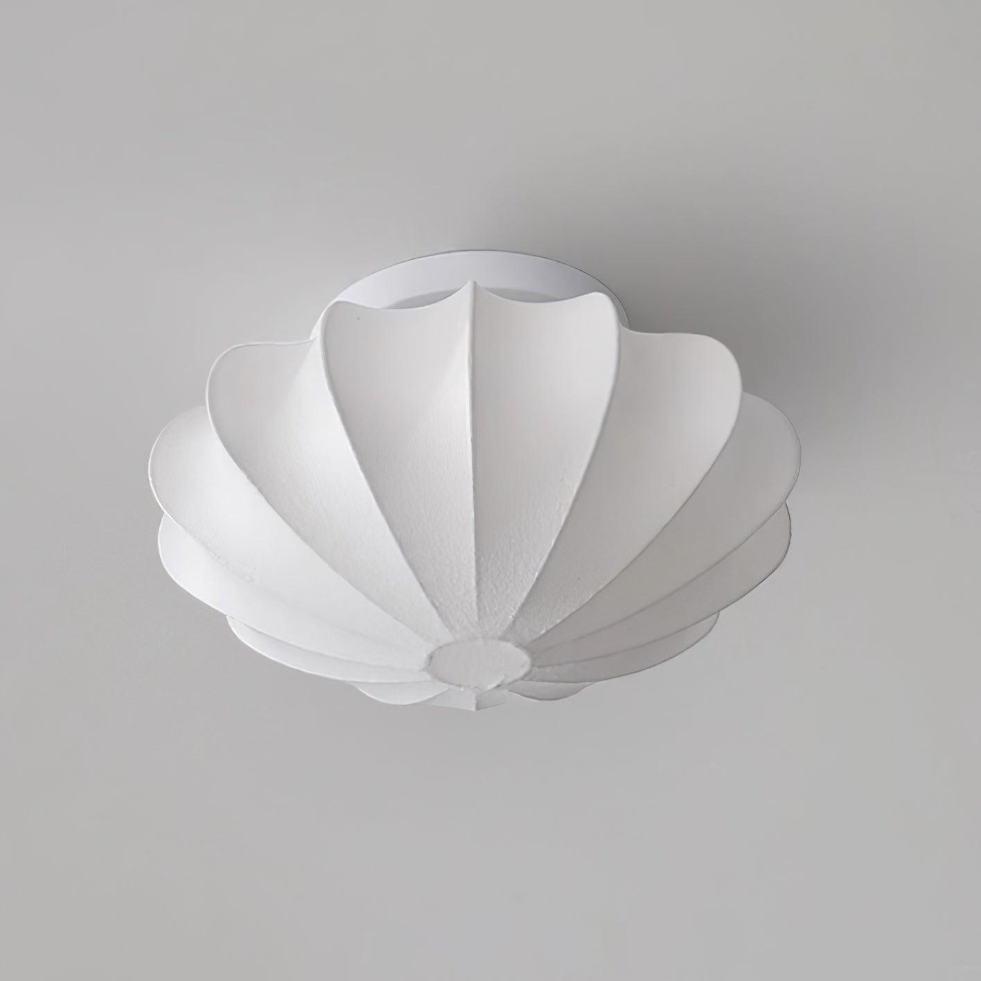 Korisand | Mid-Century Geometric Sculptural Silk Mesh Ceiling Light