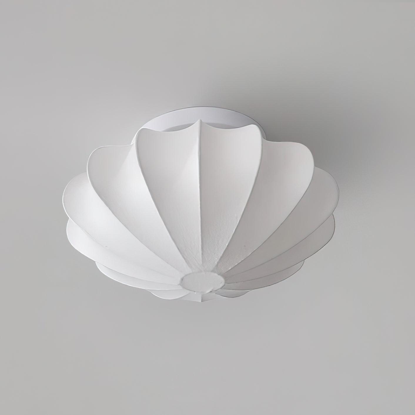 Korisand | Mid-Century Geometric Sculptural Silk Mesh Ceiling Light
