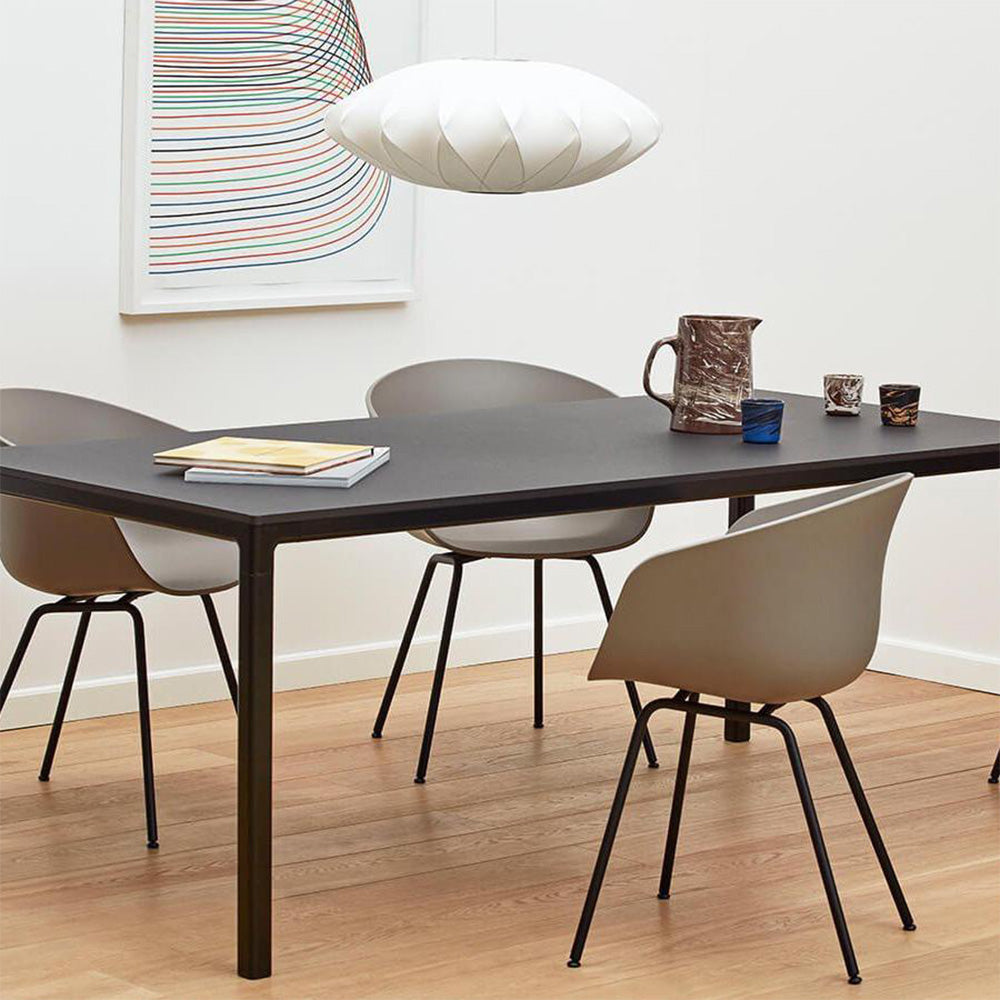 Vela | Mid Century Ribbed White Lantern Ceiling Light