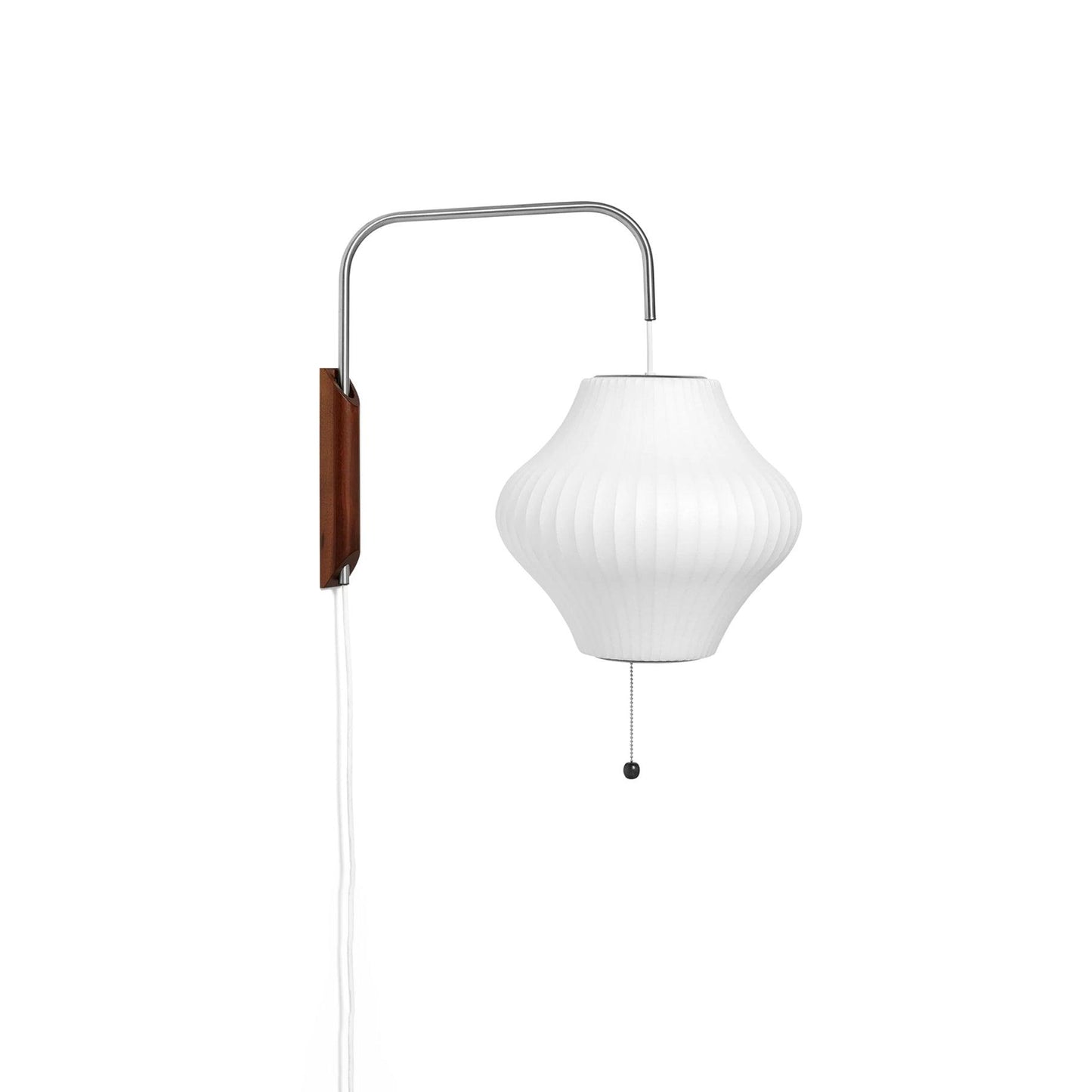 Kyntaroc | Retro Ribbed Silhouette Floating Globe Wall Light