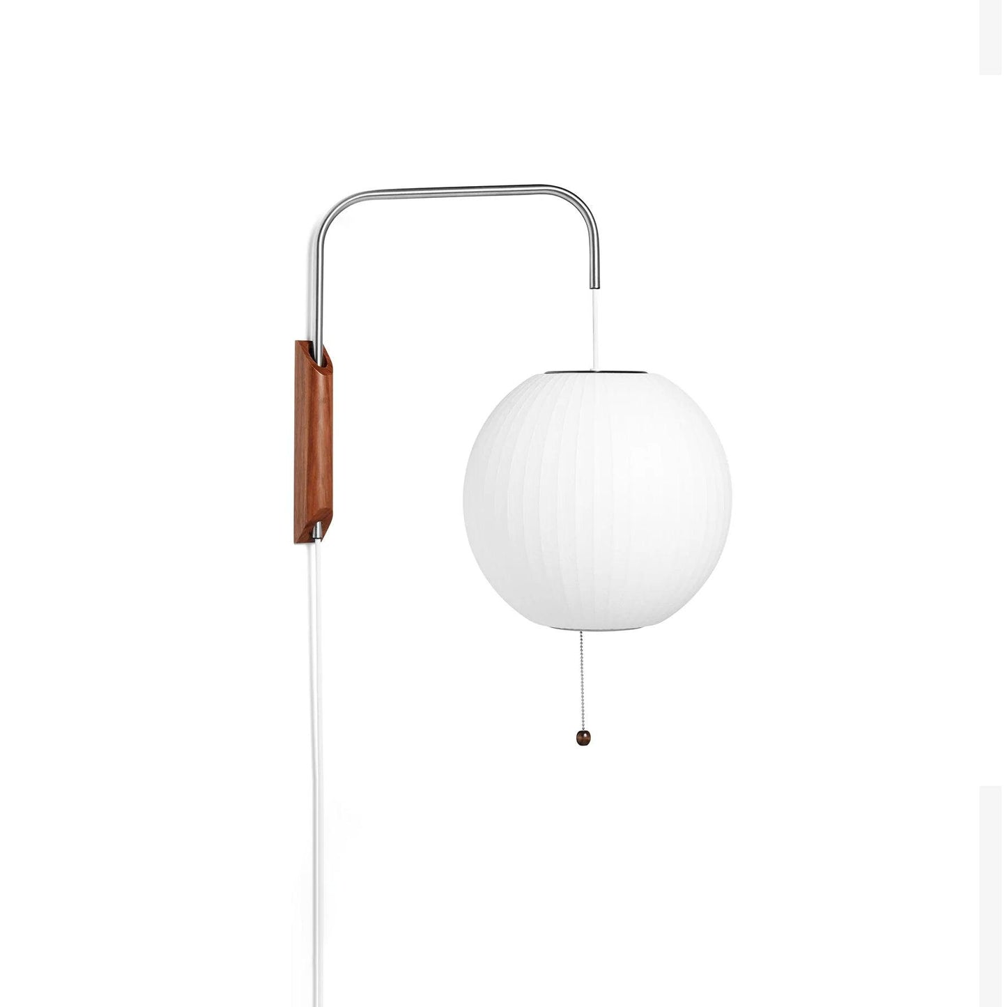 Kyntaroc | Retro Ribbed Silhouette Floating Globe Wall Light