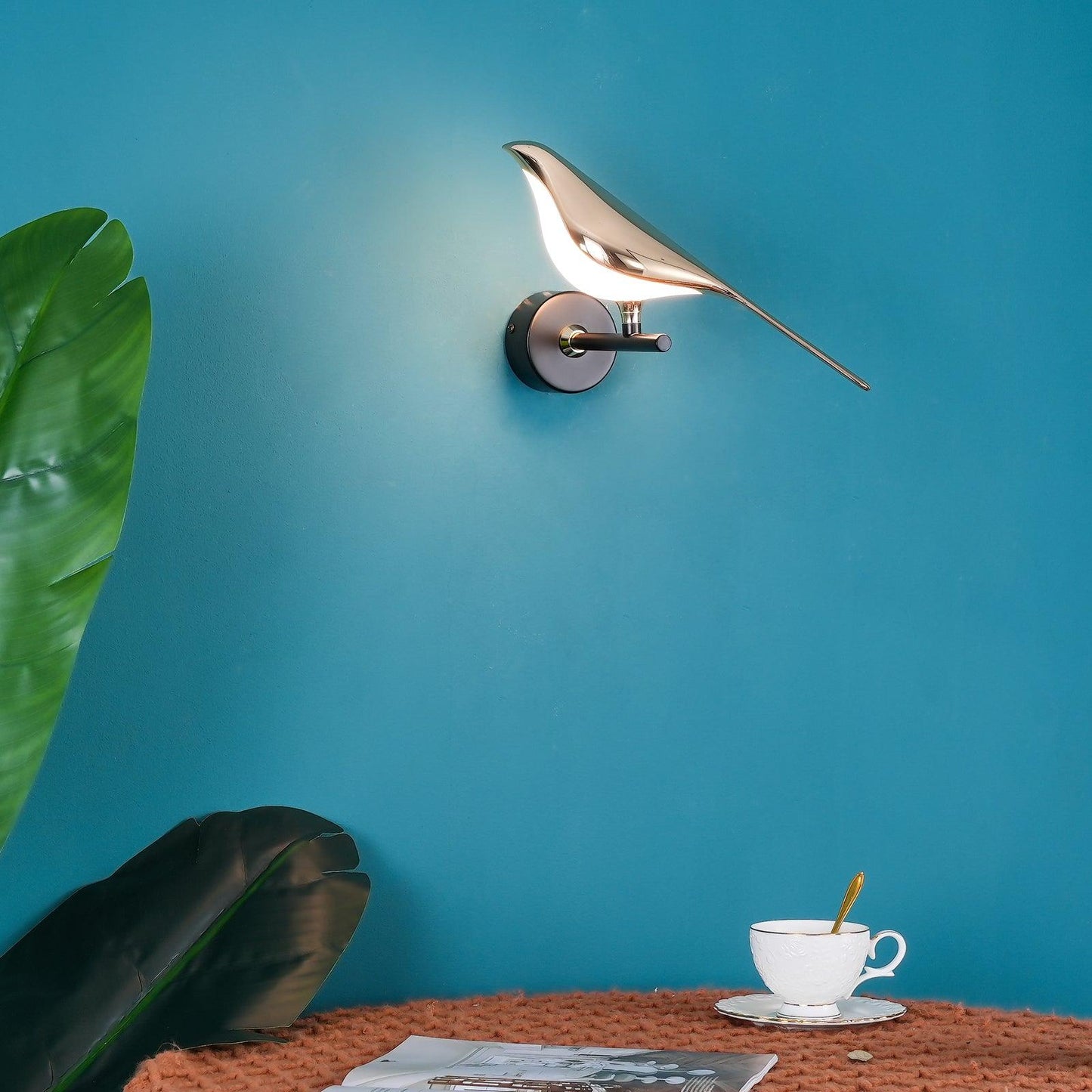 Maridore | Sculptural Bird Form Adjustable Sconce Wall Light