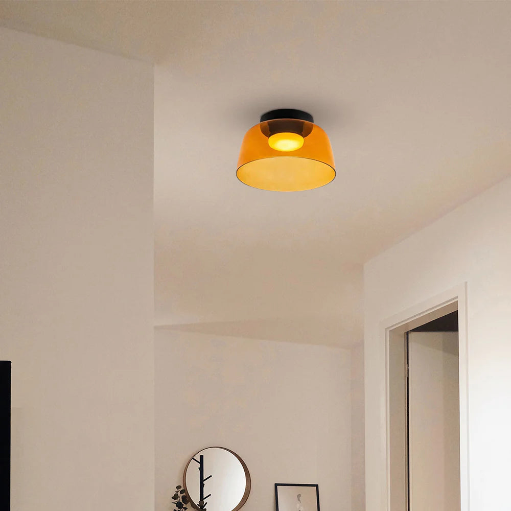 Nebula | Modern Layered Glowing Glass Dome Ceiling Light