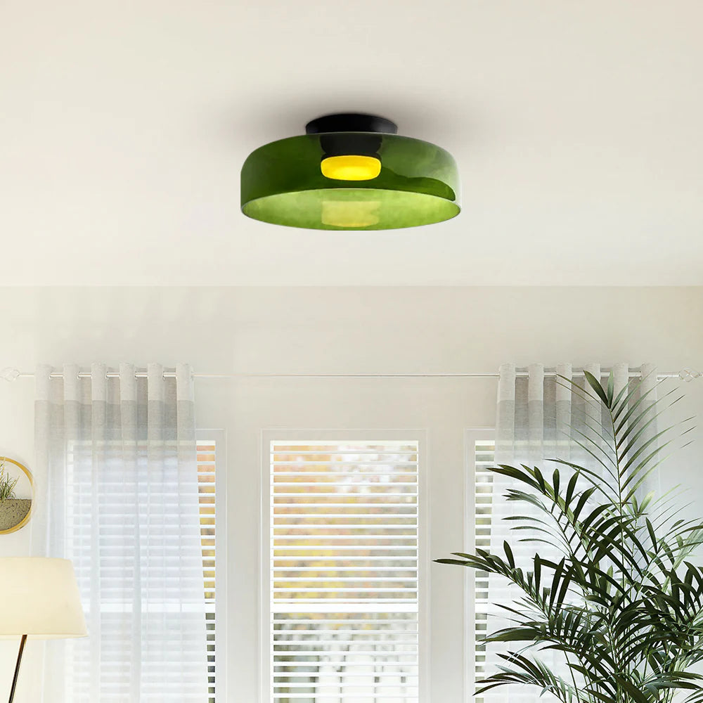 Nebula | Modern Layered Glowing Glass Dome Ceiling Light