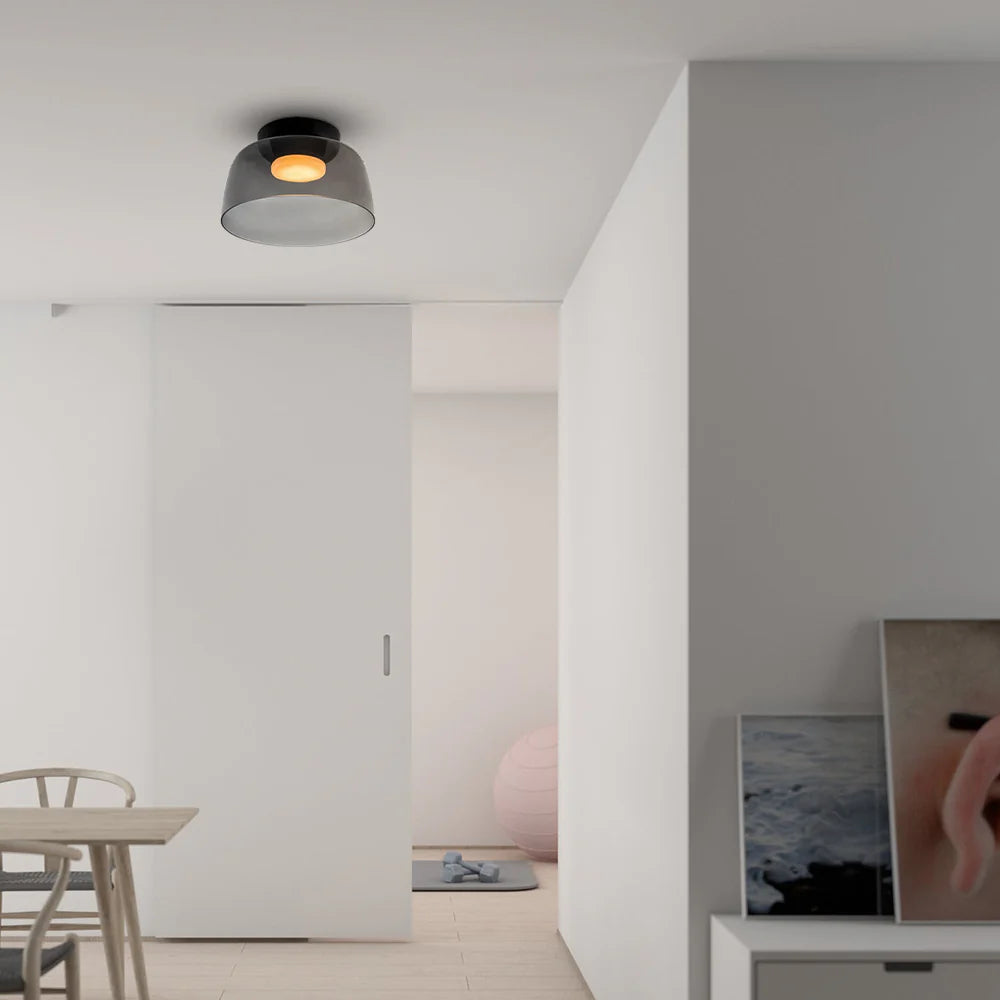 Nebula | Modern Layered Glowing Glass Dome Ceiling Light