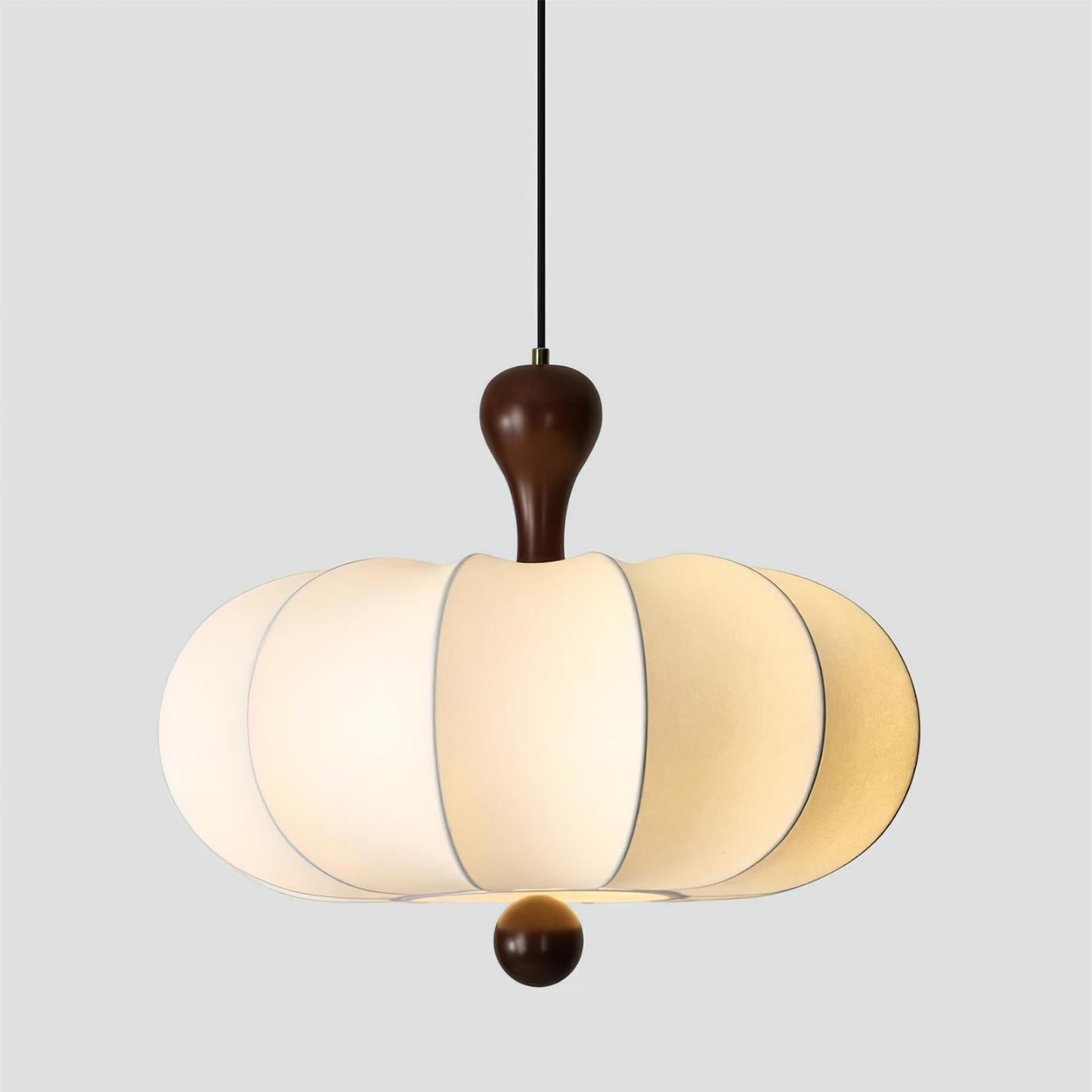 Elvalla | Sculpted Jovian Silk Fabric Pendant Light