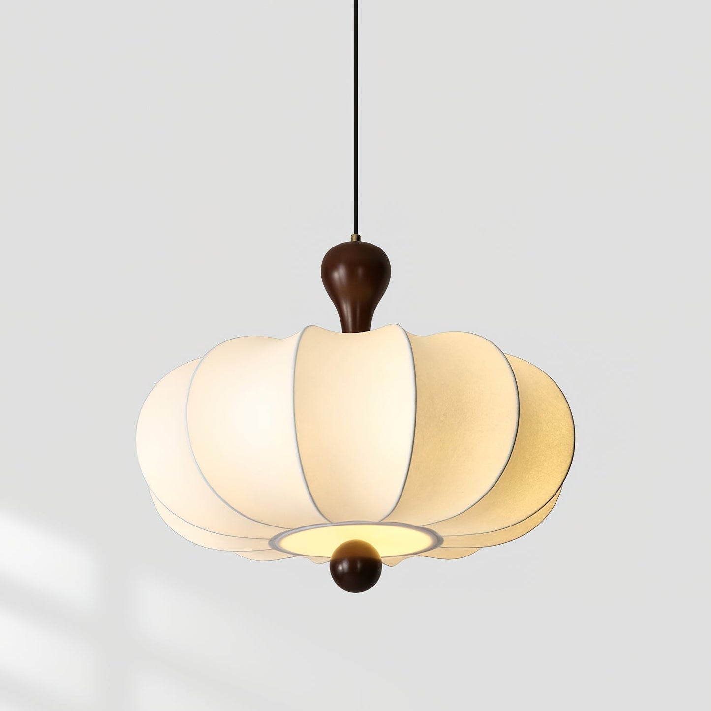 Elvalla | Sculpted Jovian Silk Fabric Pendant Light