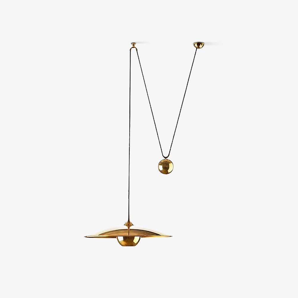 Zandorox | Dome Midcentury Counterweight Pendant Light