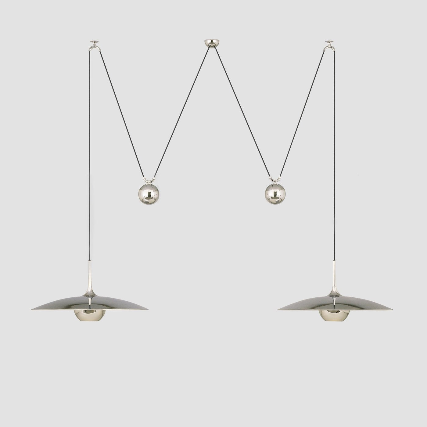 Zandorox | Dome Midcentury Counterweight Pendant Light