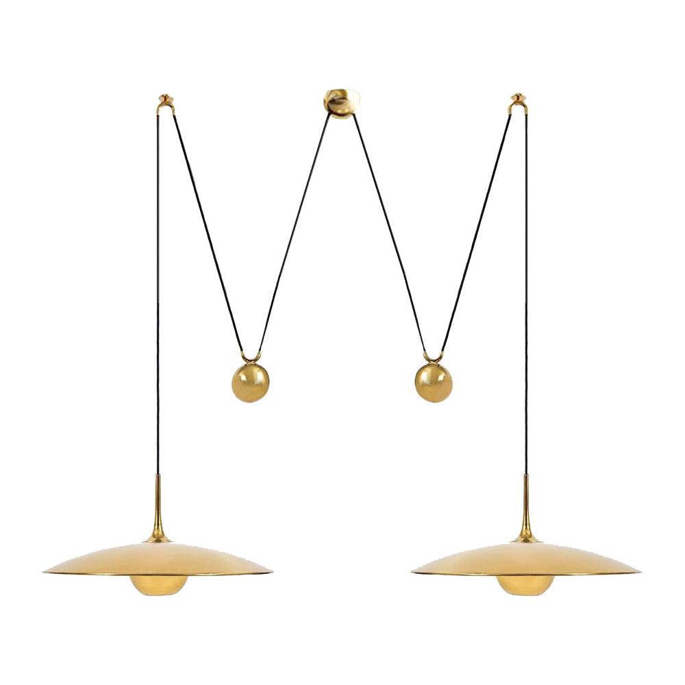 Zandorox | Dome Midcentury Counterweight Pendant Light
