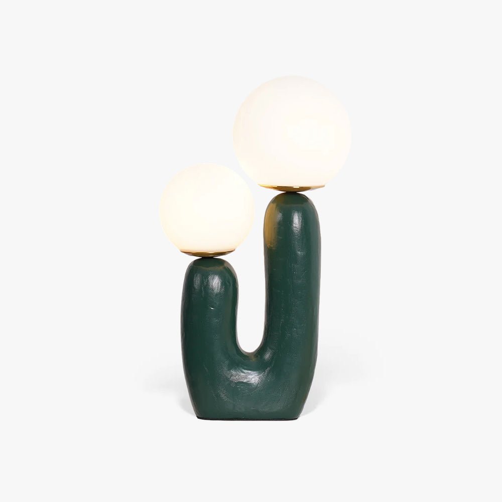 Corisande | Avant Garde Rough Sculptural Glass Globe Table Lamp