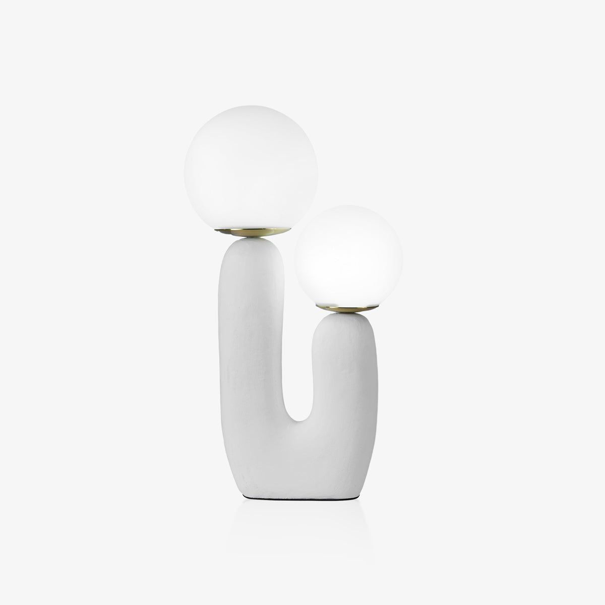 Corisande | Avant Garde Rough Sculptural Glass Globe Table Lamp