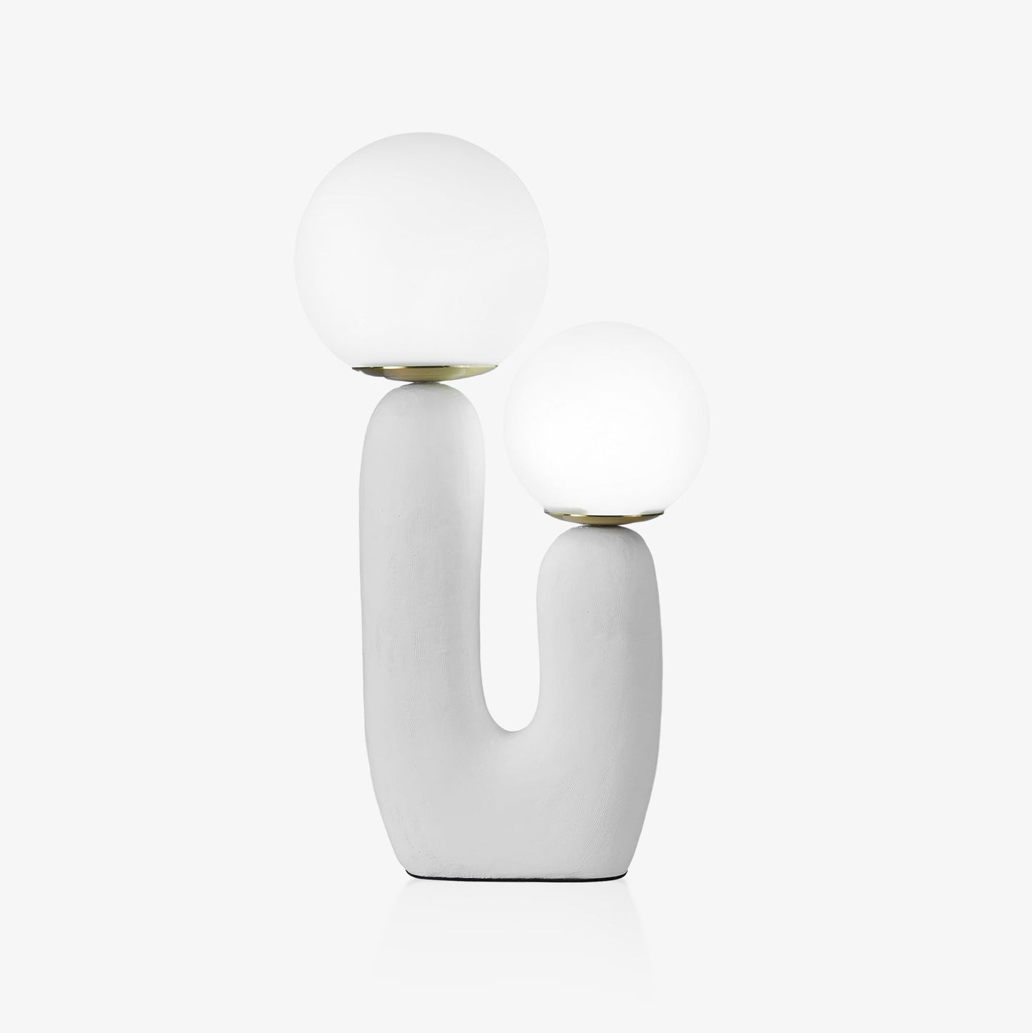 Corisande | Avant Garde Rough Sculptural Glass Globe Table Lamp