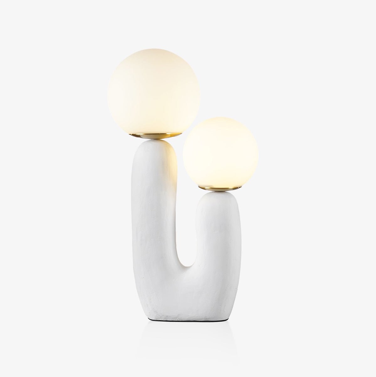 Corisande | Avant Garde Rough Sculptural Glass Globe Table Lamp