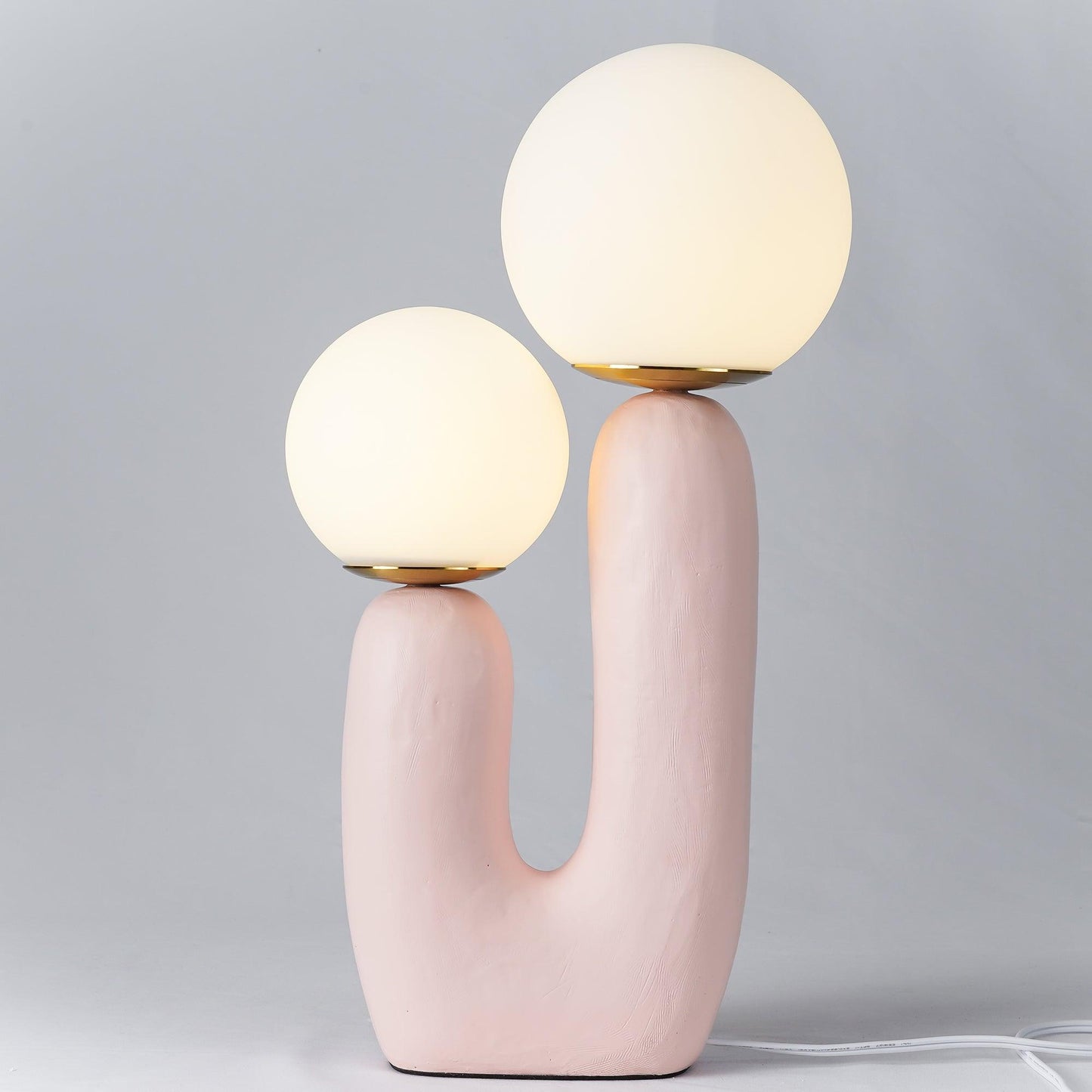 Corisande | Avant Garde Rough Sculptural Glass Globe Table Lamp