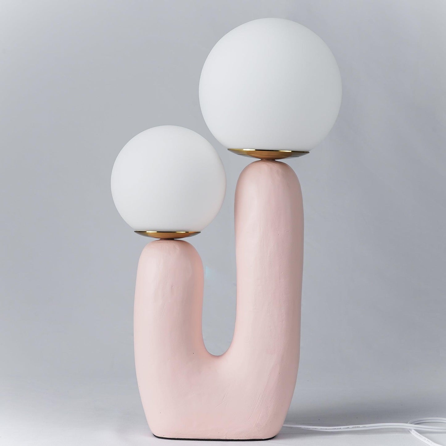 Corisande | Avant Garde Rough Sculptural Glass Globe Table Lamp