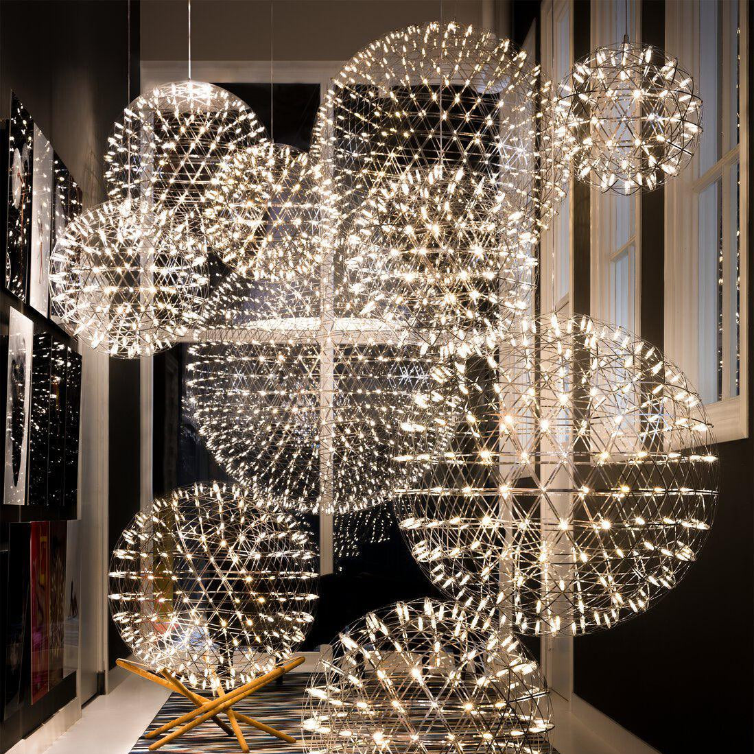 Olysian | Luxury Spherical Starburst Pendant Light
