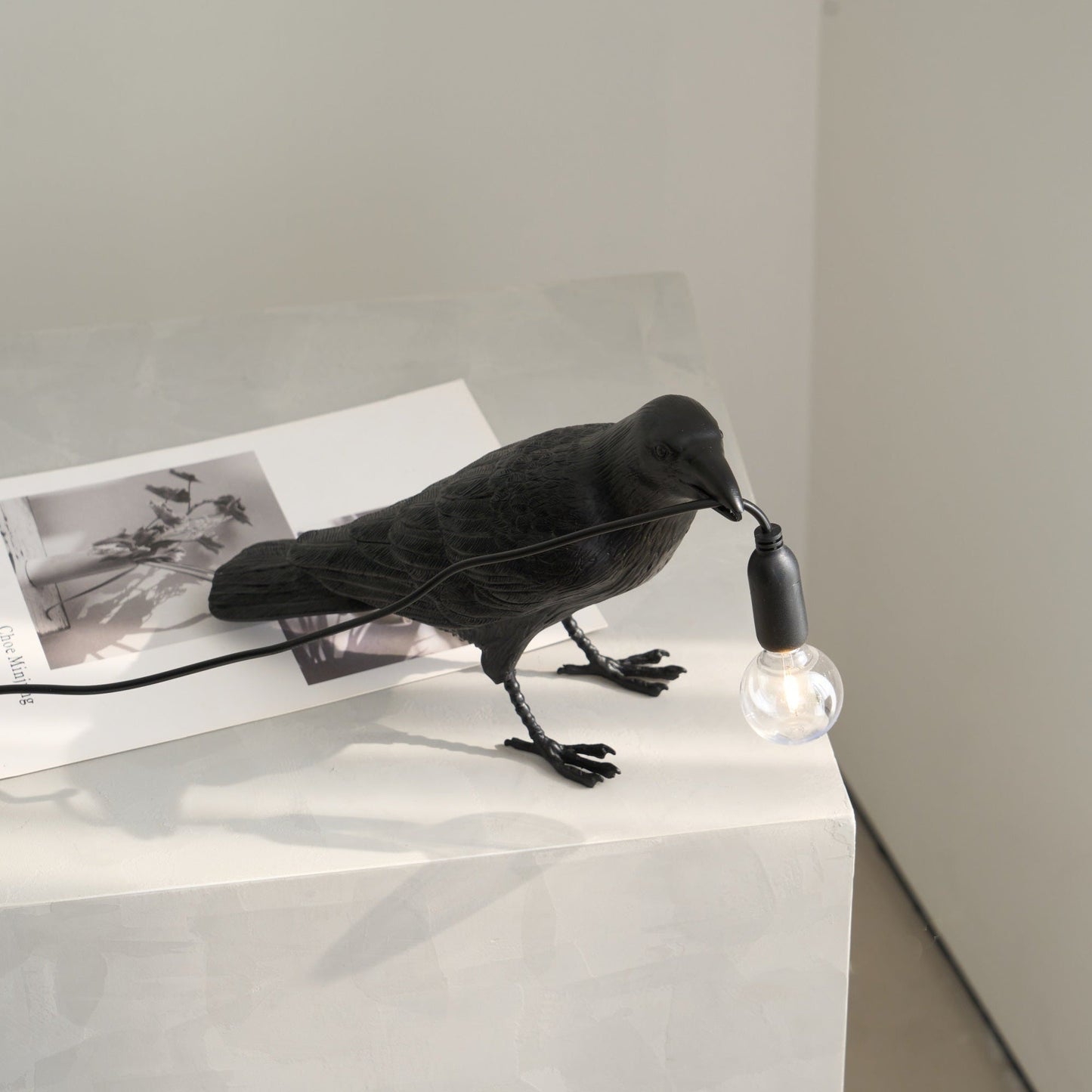Bristhow | Gothic Sculptural Avian Raven Table Lamp
