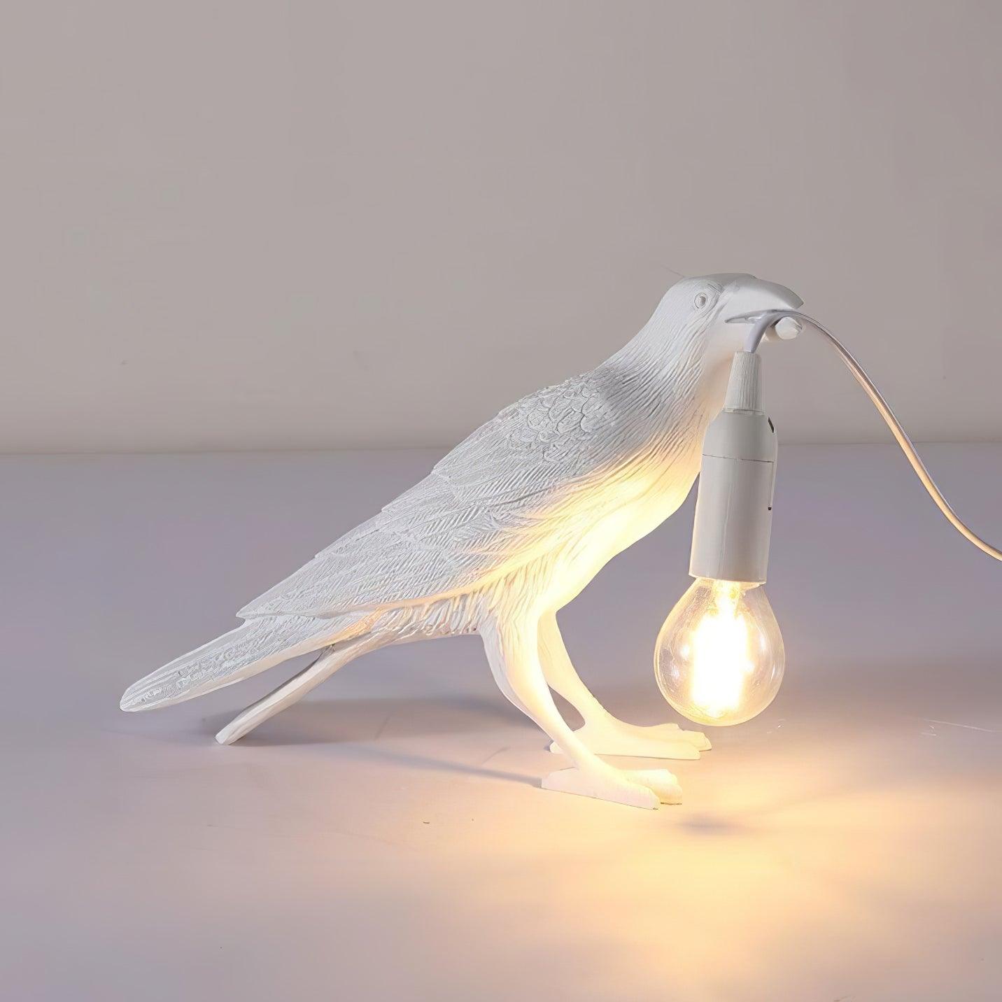 Bristhow | Gothic Sculptural Avian Raven Table Lamp