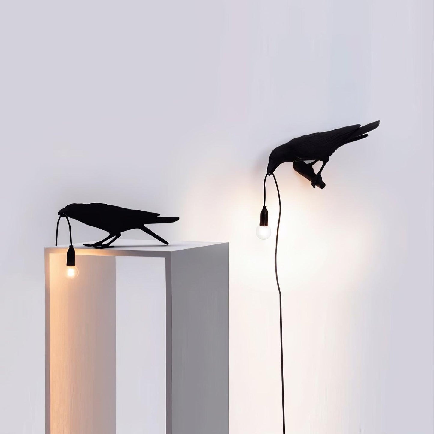 Bristhow | Gothic Sculptural Avian Raven Table Lamp