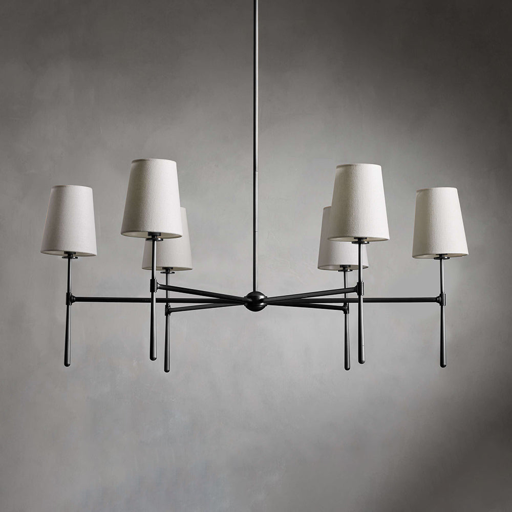 Vaale | Mid Century Tapered Torch Branching Sputnik Chandelier