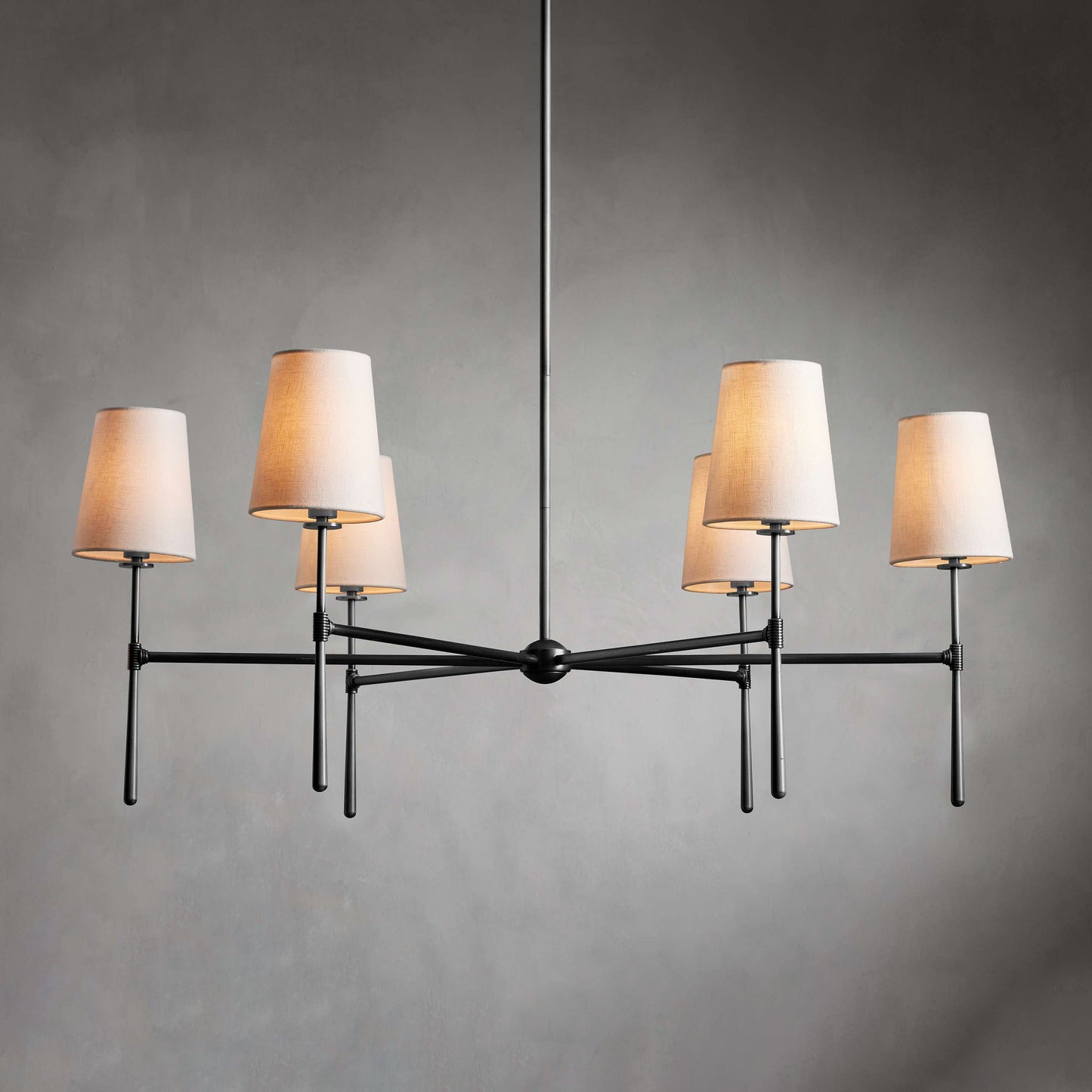 Vaale | Mid Century Tapered Torch Branching Sputnik Chandelier