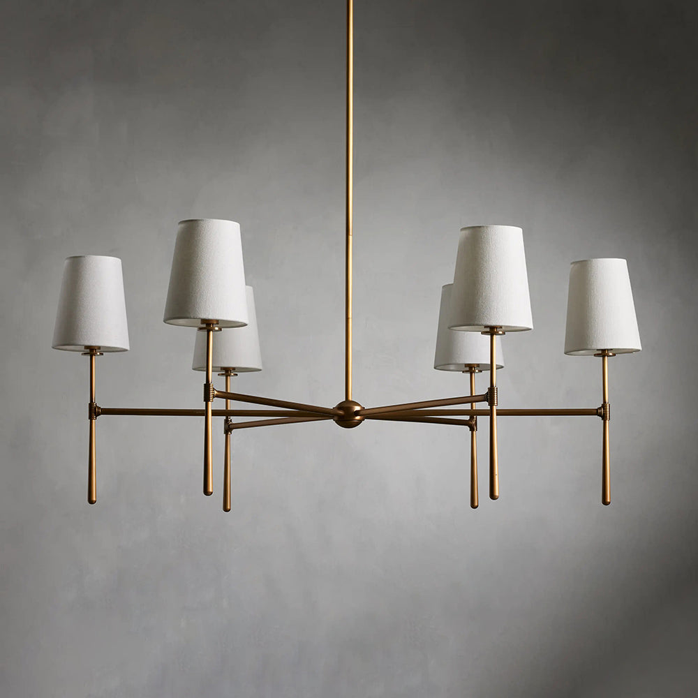 Vaale | Mid Century Tapered Torch Branching Sputnik Chandelier