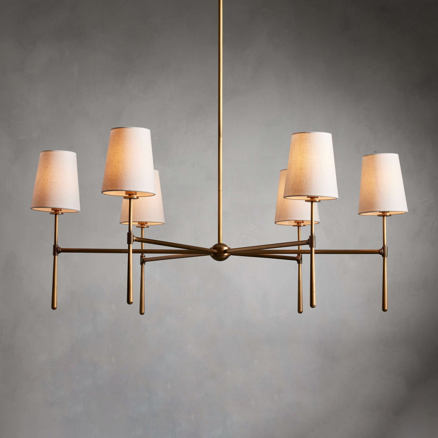 Vaale | Mid Century Tapered Torch Branching Sputnik Chandelier