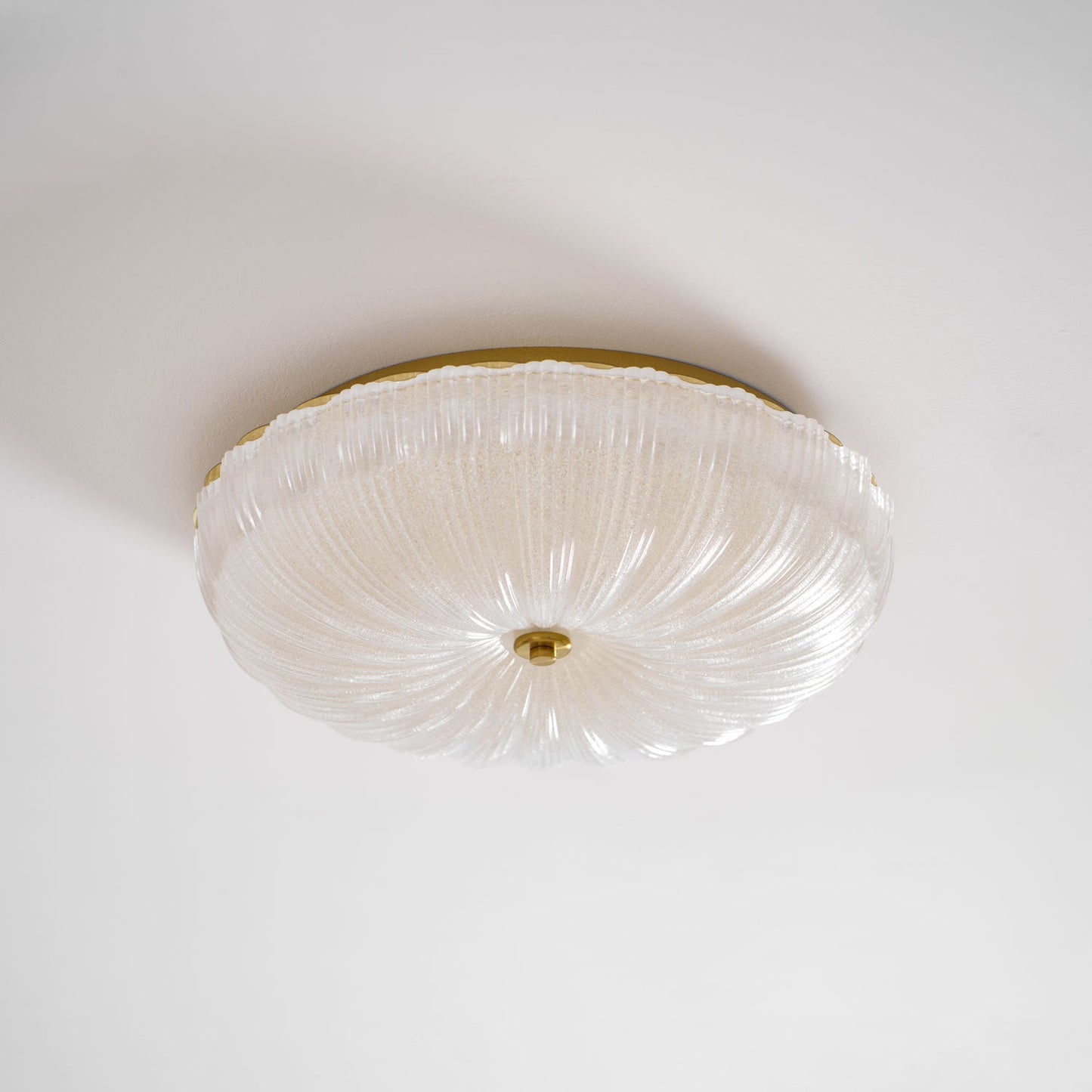 Kendrovia | Nordic Fluted Shimmer Glass Ceiling Light