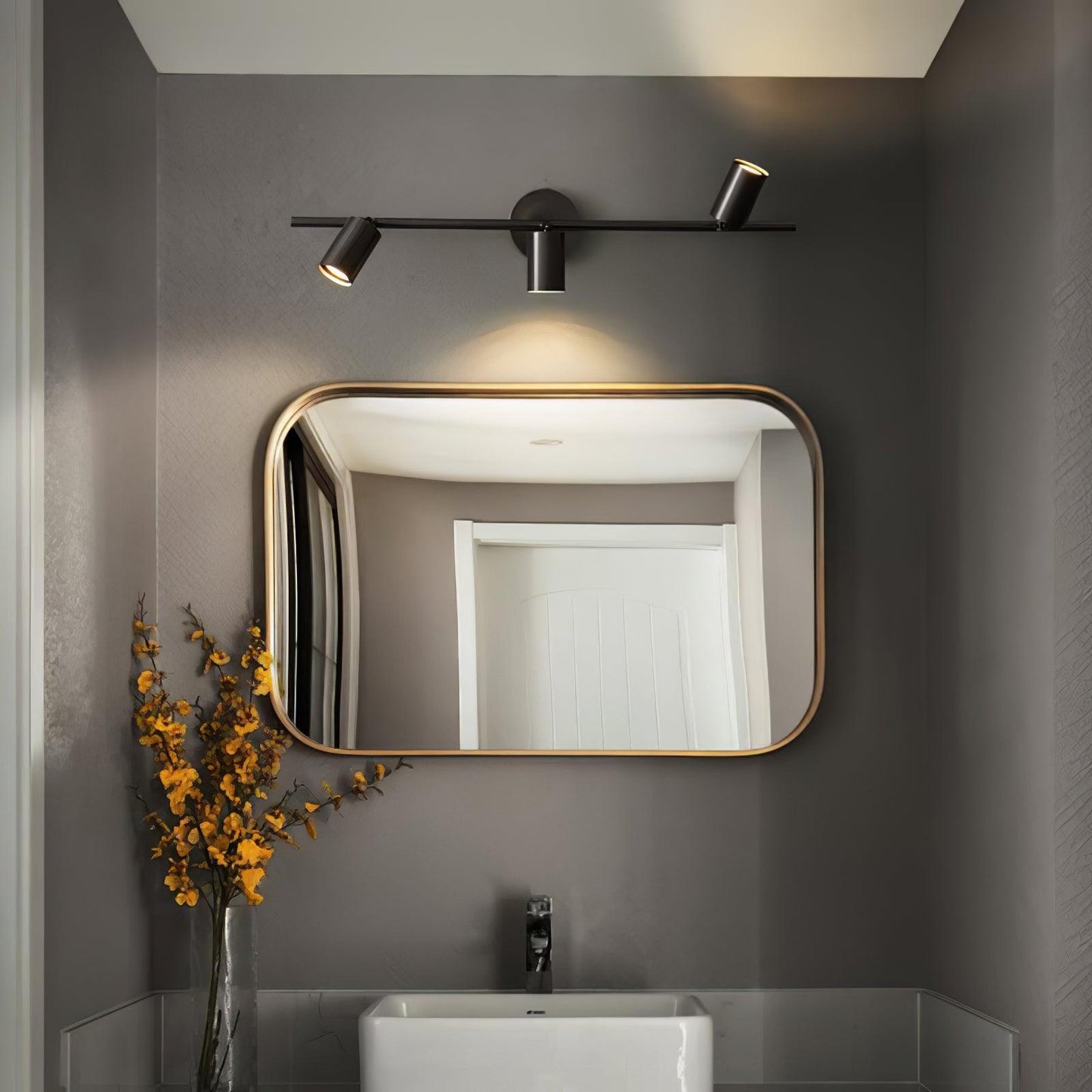Lysenna | Luxury Linear Silhouette Adjustable Spotlight Wall Light