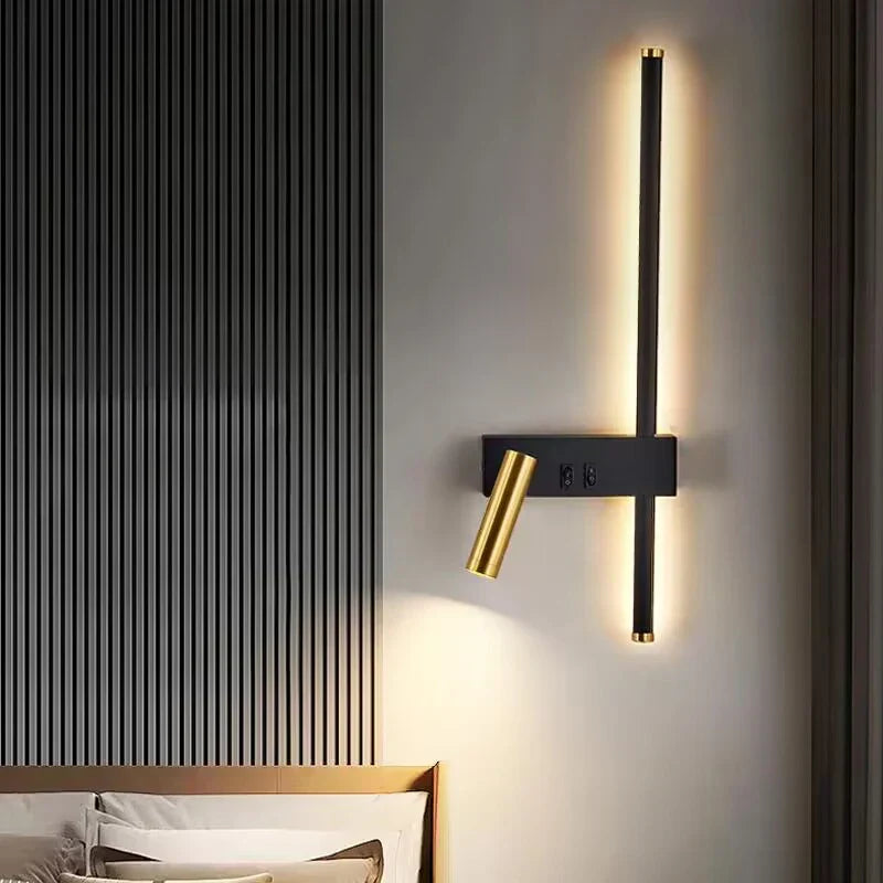 Zyphorin | Nordic Minimalist Up Down Modern Wall Light Sconce