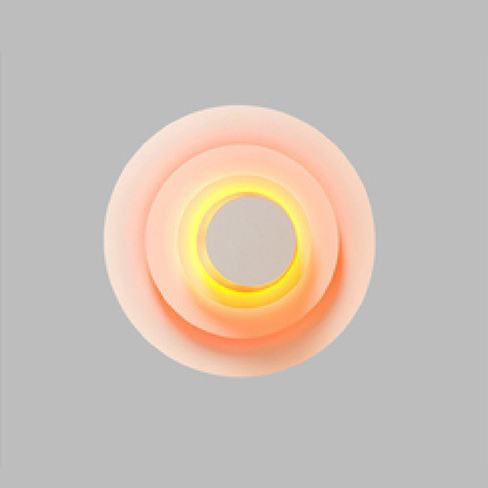Lythos | Geometric Morandi Circular Metal Art Wall Light