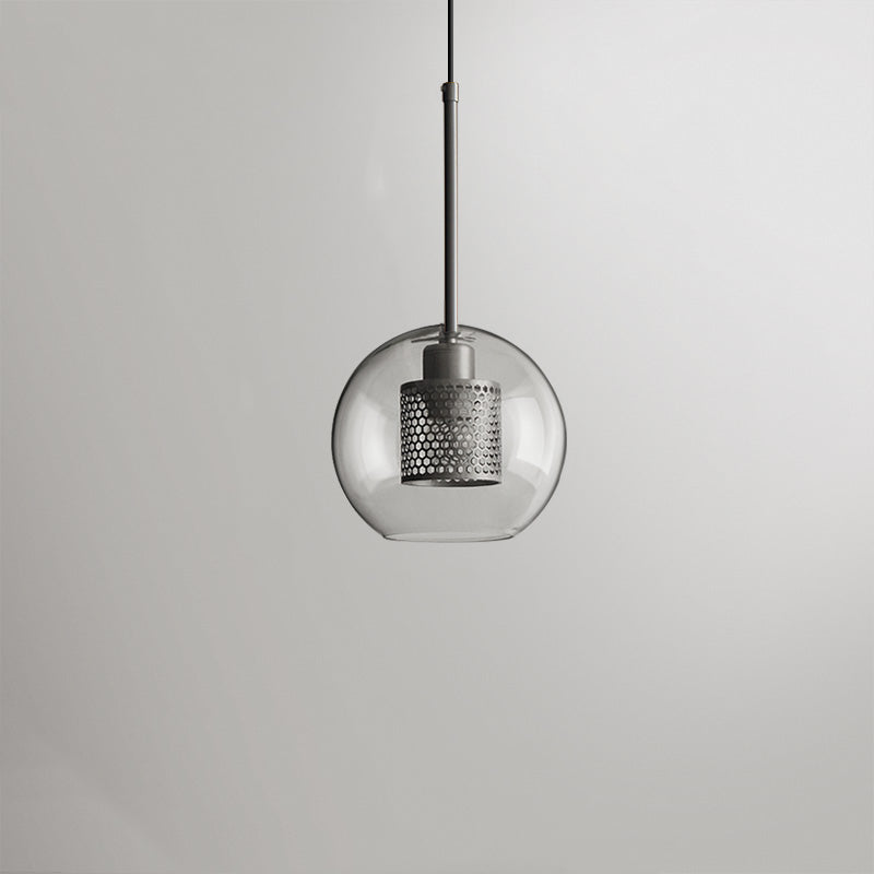 Vaelindor | Sleek Globe Glass Golden Luminaire Pendant Light