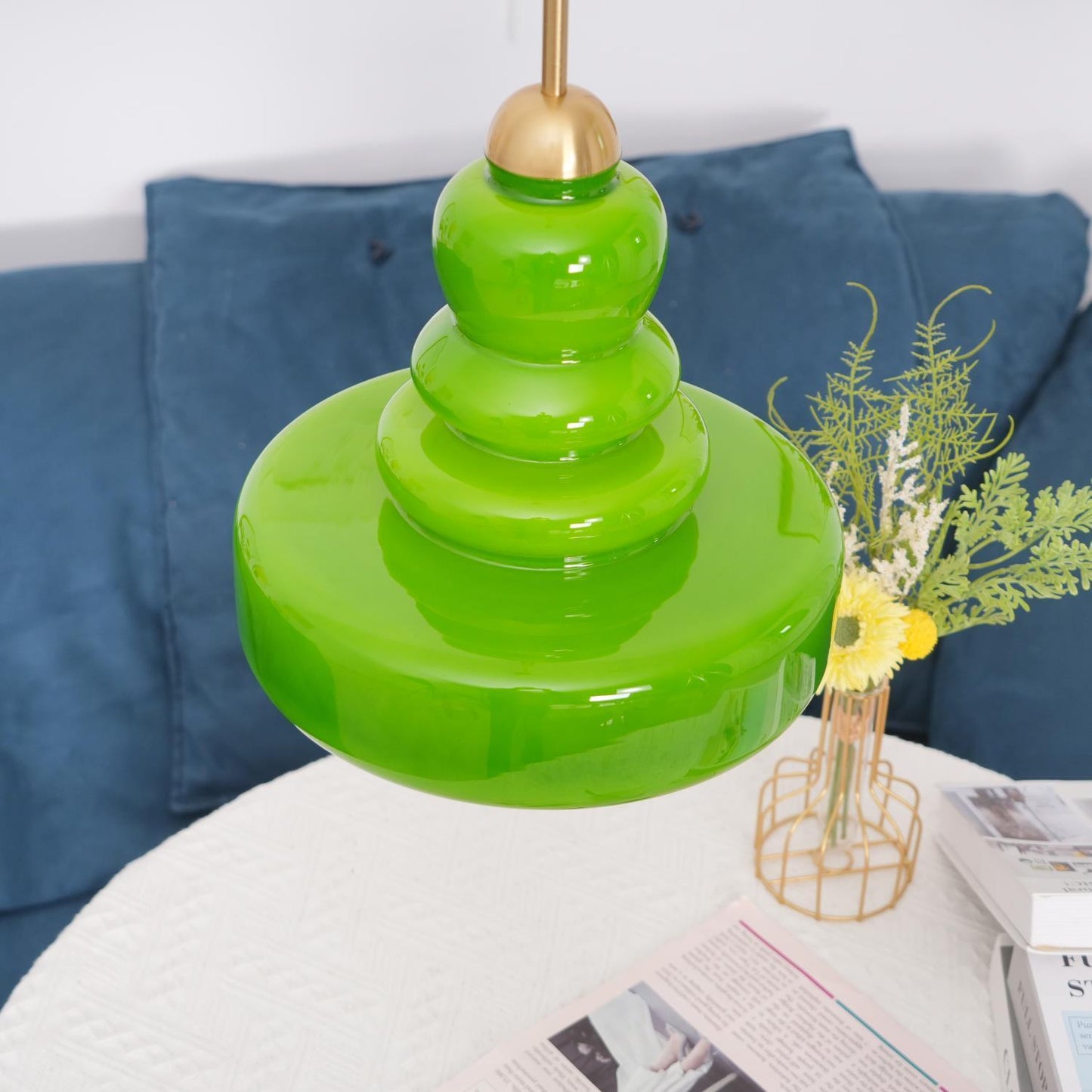 Kestrelle | Traditional Domed Profile Glass Pendant Light