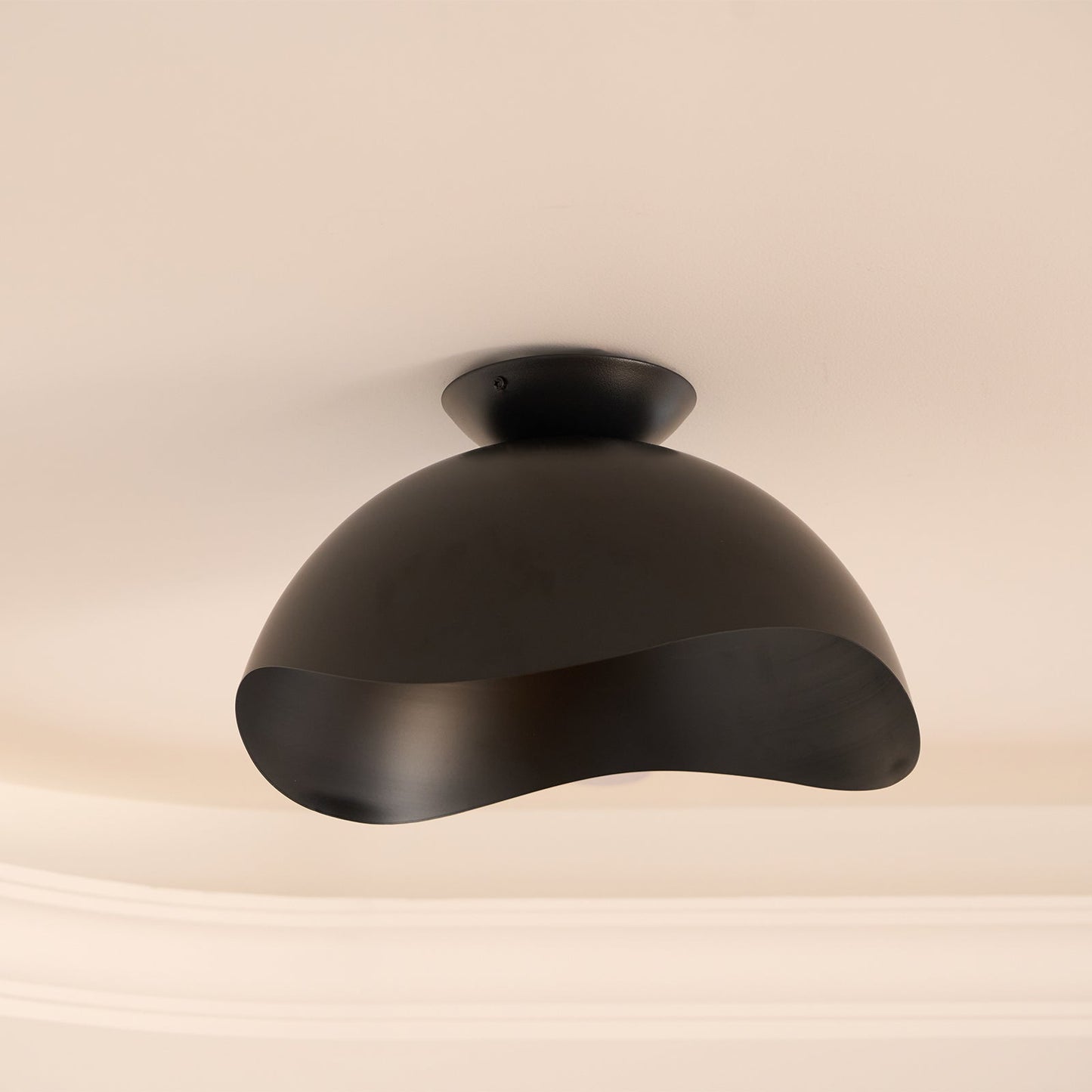 Lyraen | Nordic Wave Silhouette Integrated LED Ceiling Light