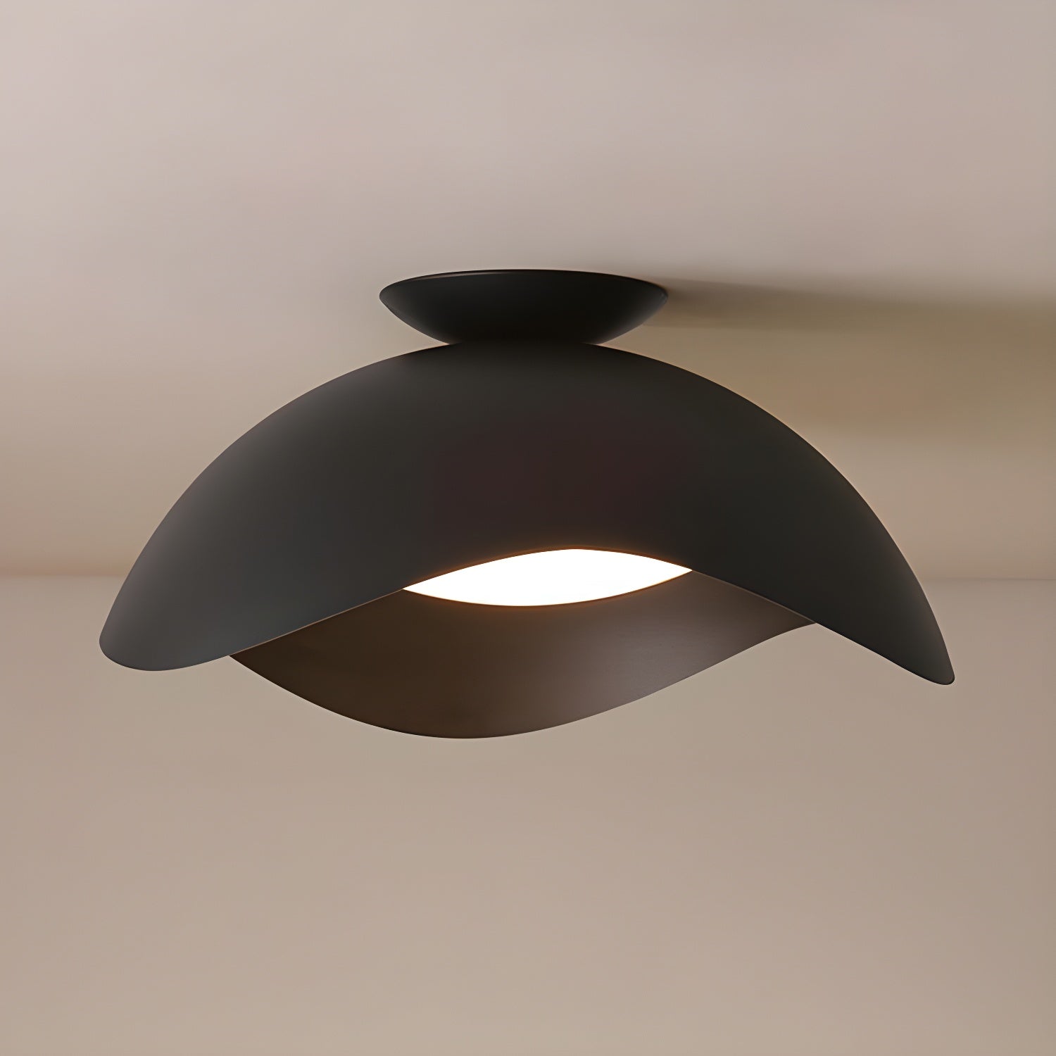 Lyraen | Nordic Wave Silhouette Integrated LED Ceiling Light