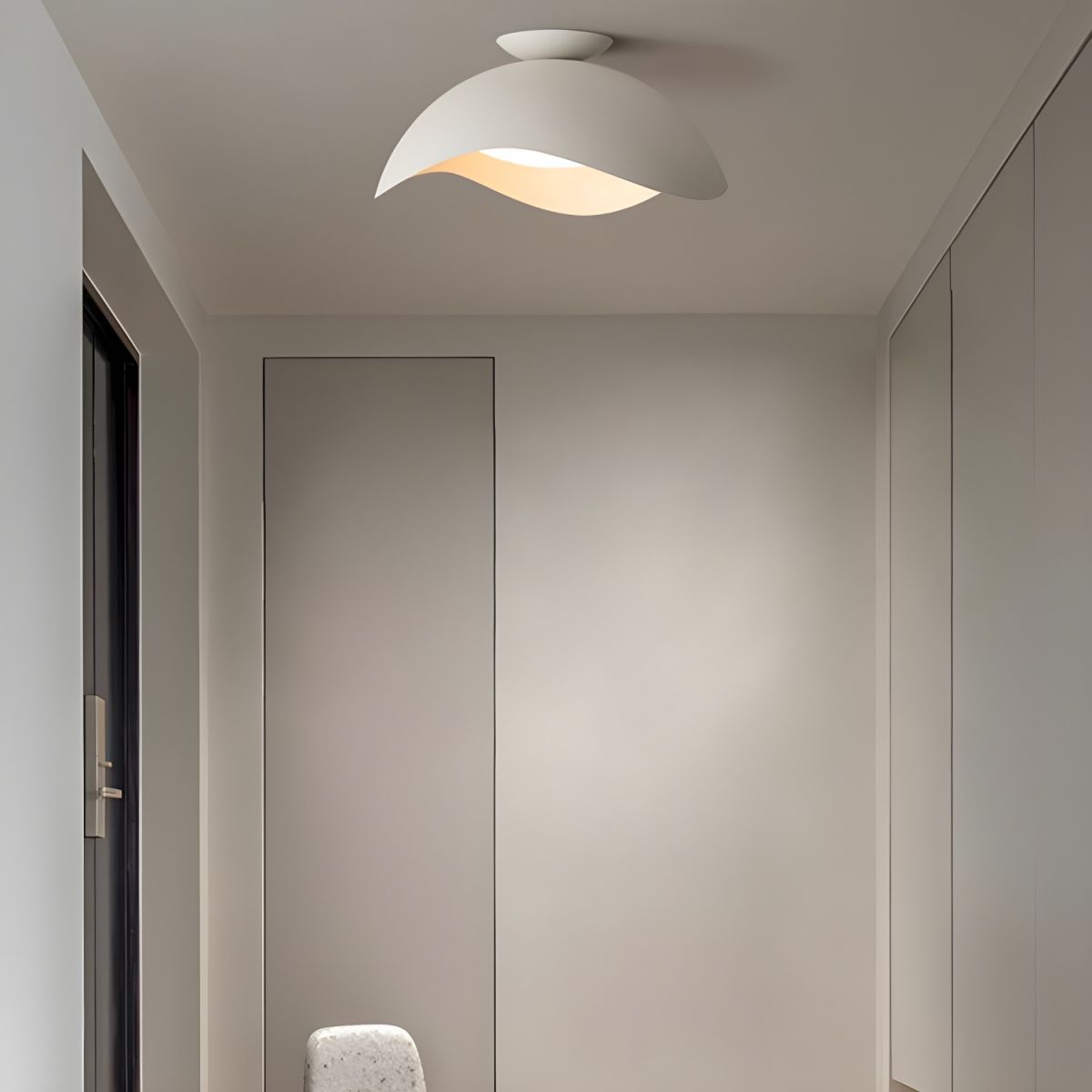 Lyraen | Nordic Wave Silhouette Integrated LED Ceiling Light