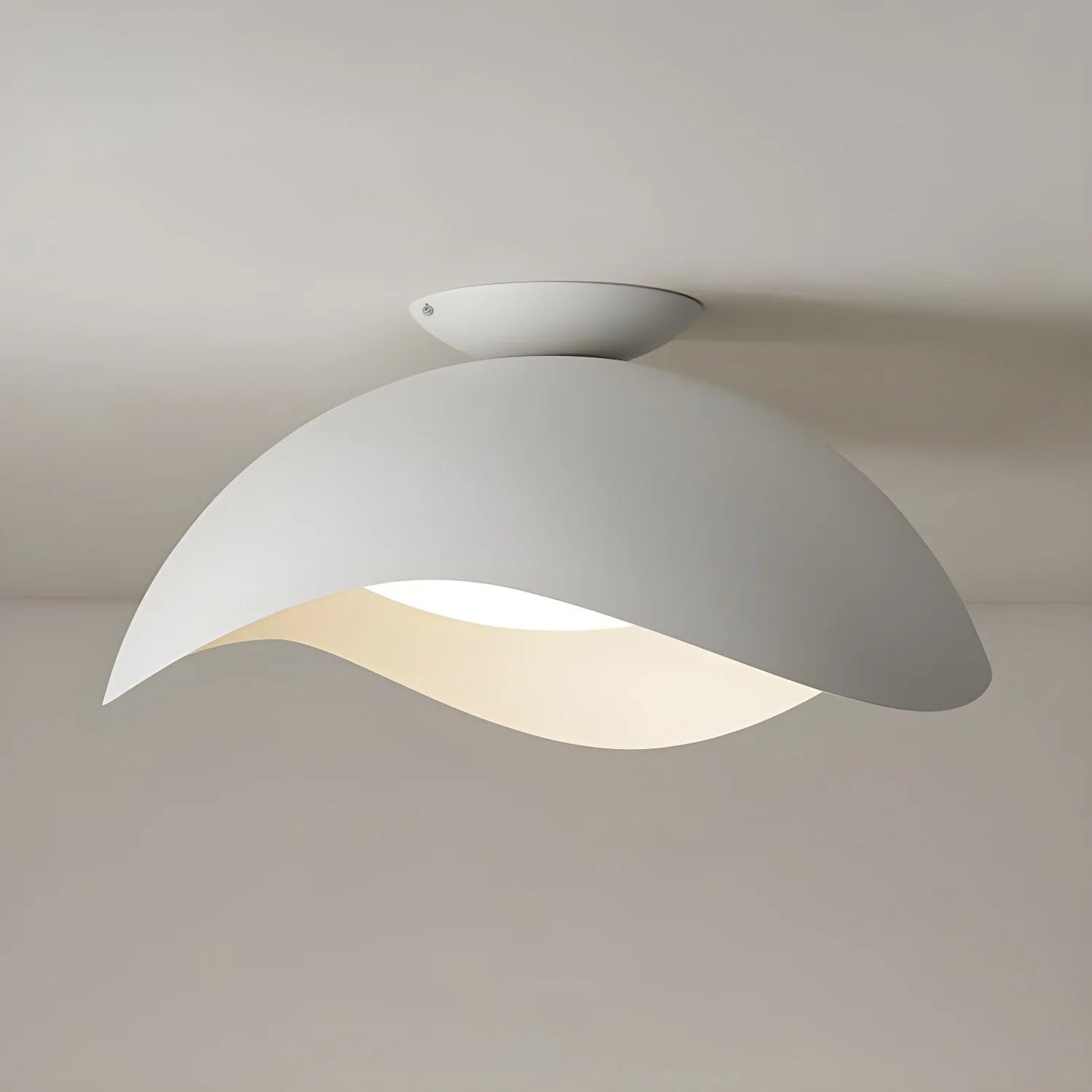 Lyraen | Nordic Wave Silhouette Integrated LED Ceiling Light