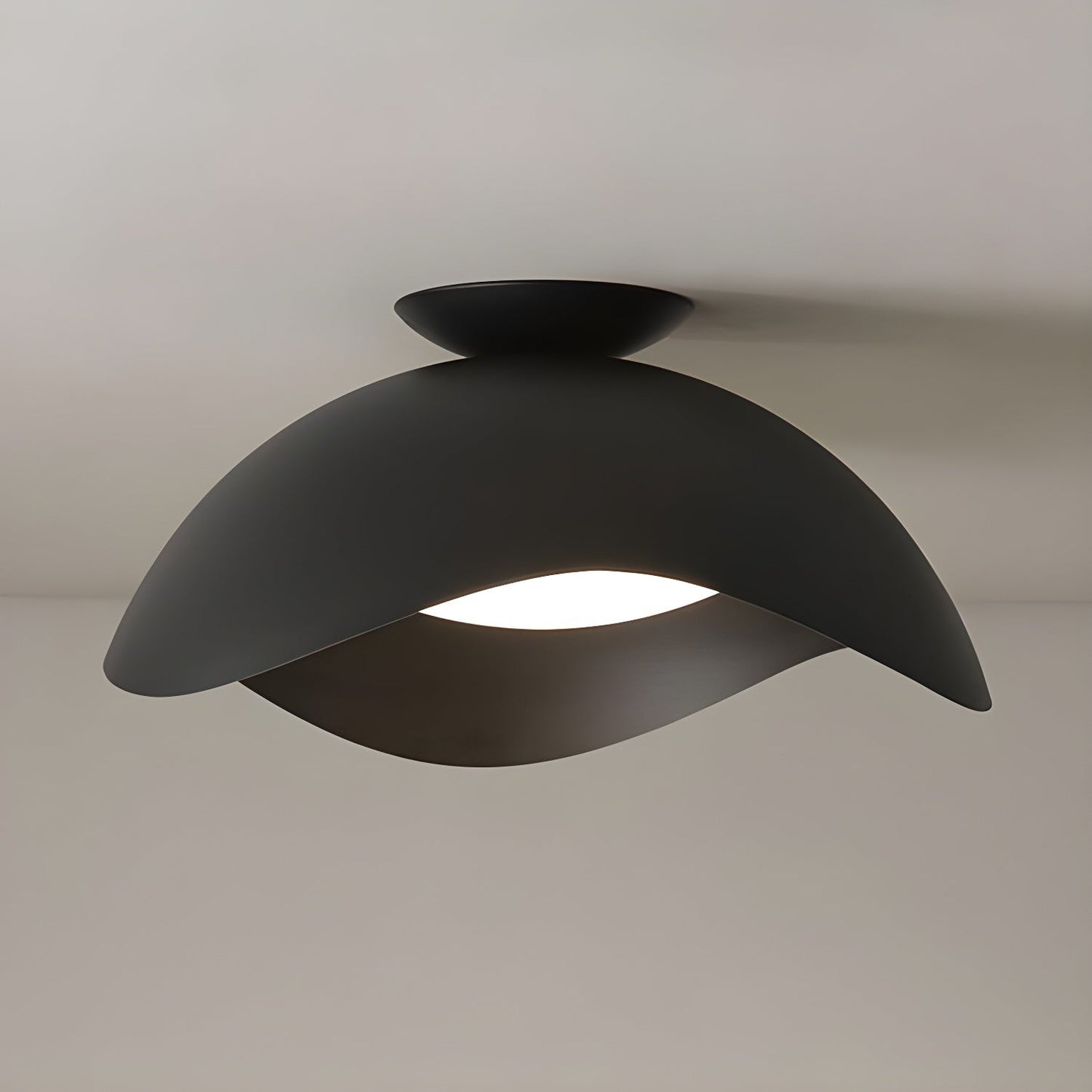 Lyraen | Nordic Wave Silhouette Integrated LED Ceiling Light