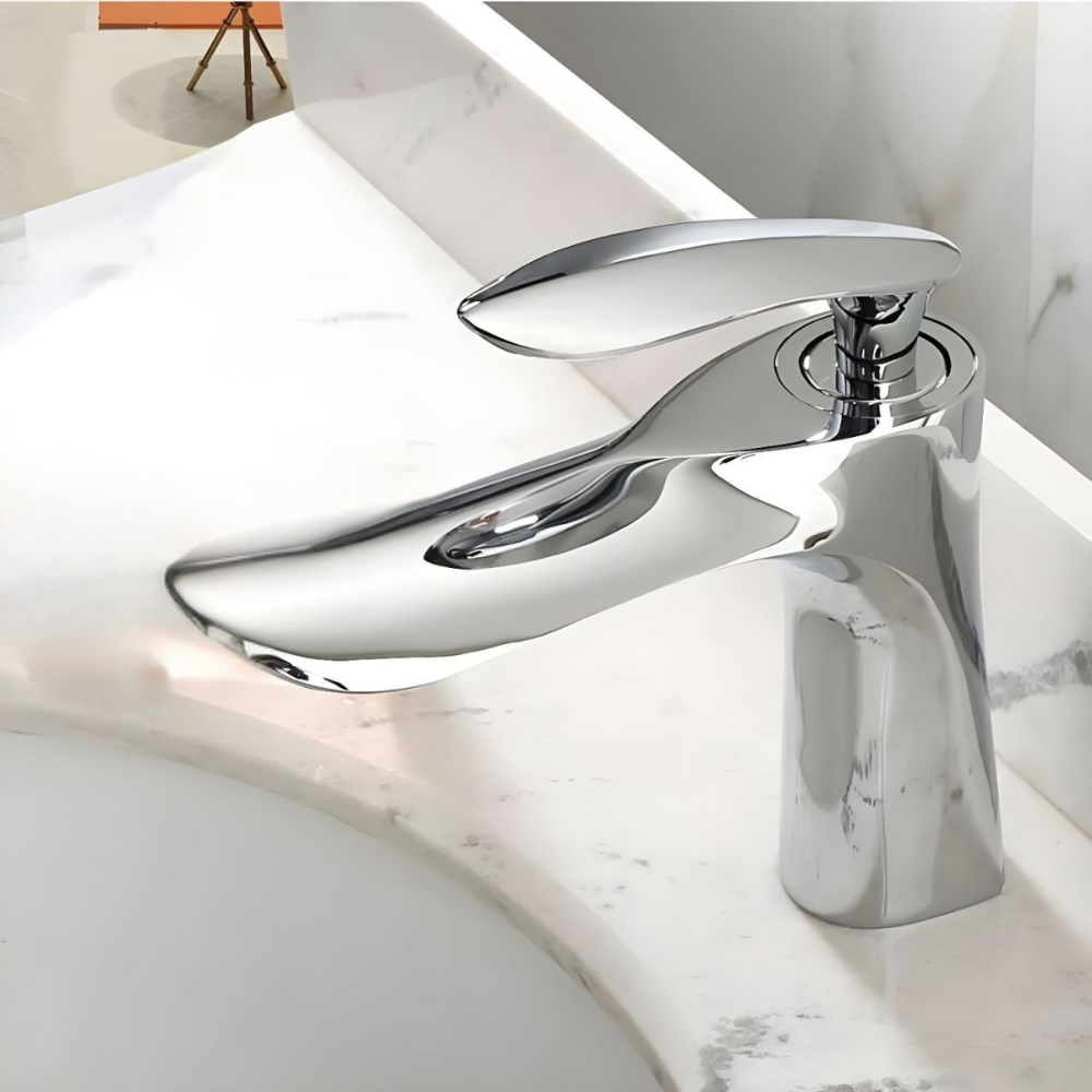 Sylvaka | Luxury Arched Profile Deck Mounted Bathroom Basin Tap