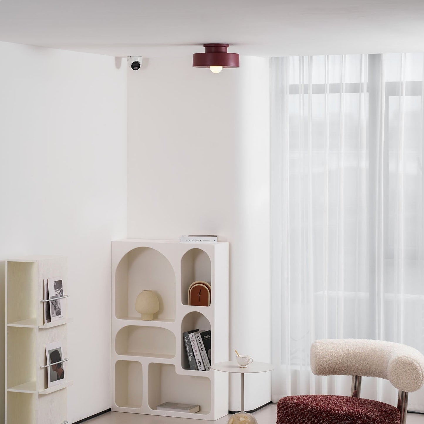 Zorvandra | Architectural Tiered Geometric Resin Ceiling Light
