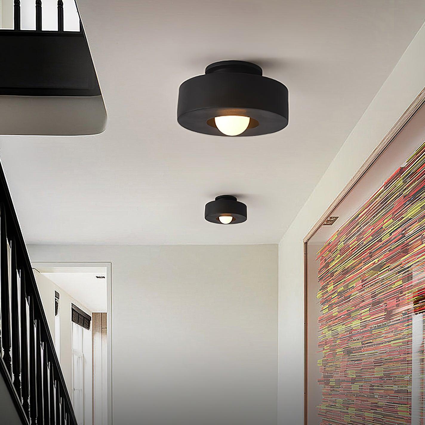 Zorvandra | Architectural Tiered Geometric Resin Ceiling Light