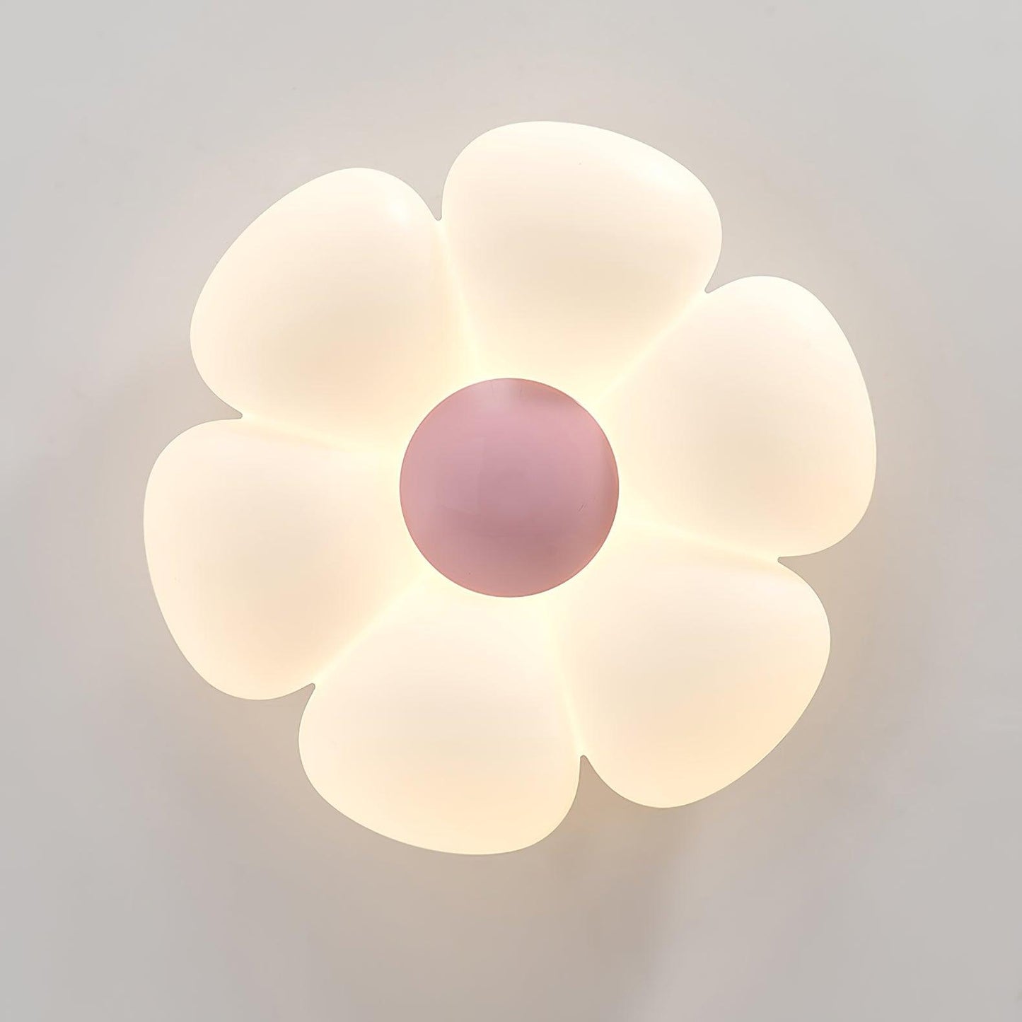 Lyravind | Hexagonal Petal Silhouette Flush Mount Ceiling Light