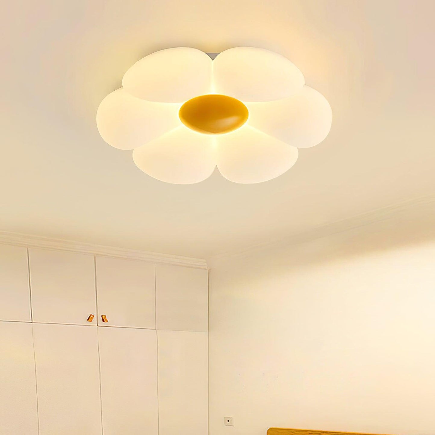Kaledrin | Floral Silhouette Blooming Flush Mount Ceiling Light