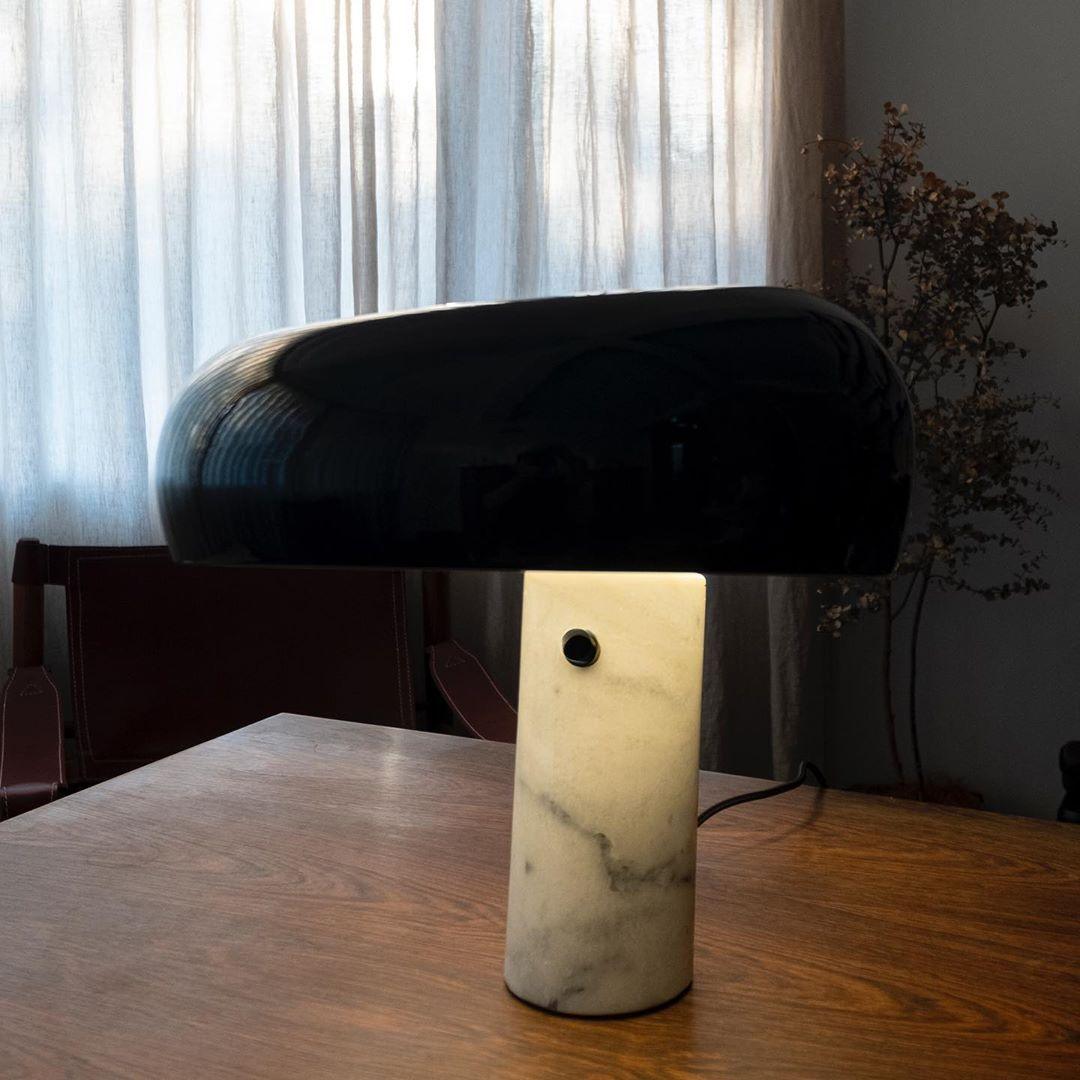 Kendrivol | Domed Silhouette Italian Marble Accent Table Lamp