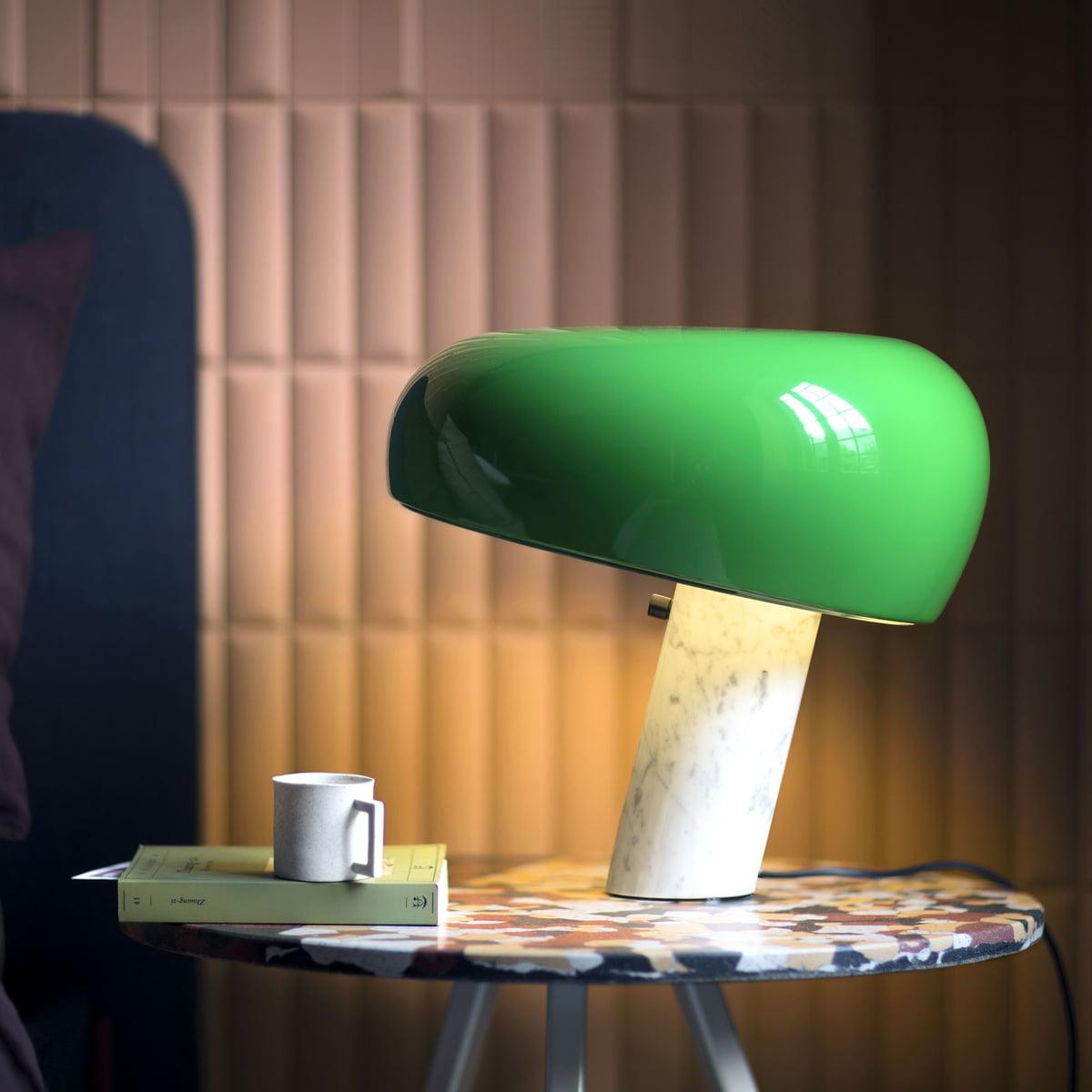 Kendrivol | Domed Silhouette Italian Marble Accent Table Lamp
