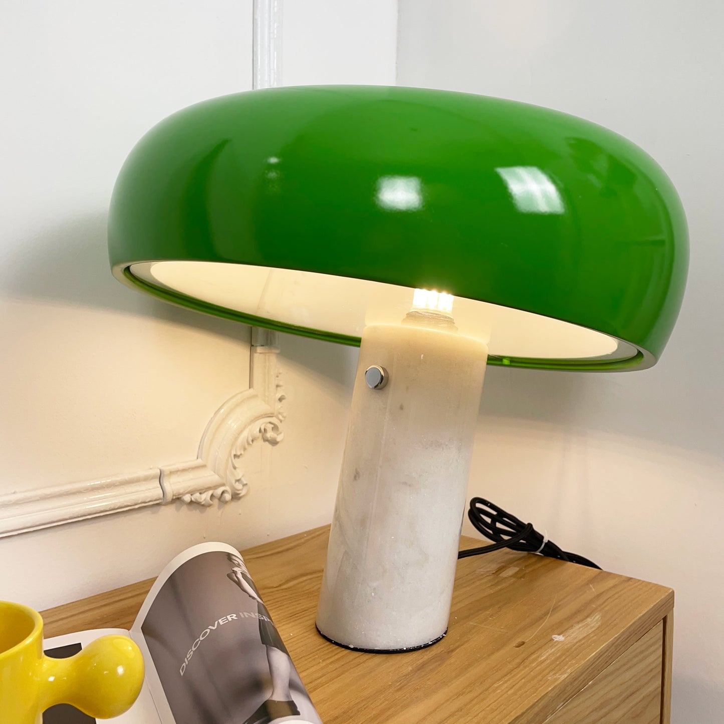 Kendrivol | Domed Silhouette Italian Marble Accent Table Lamp
